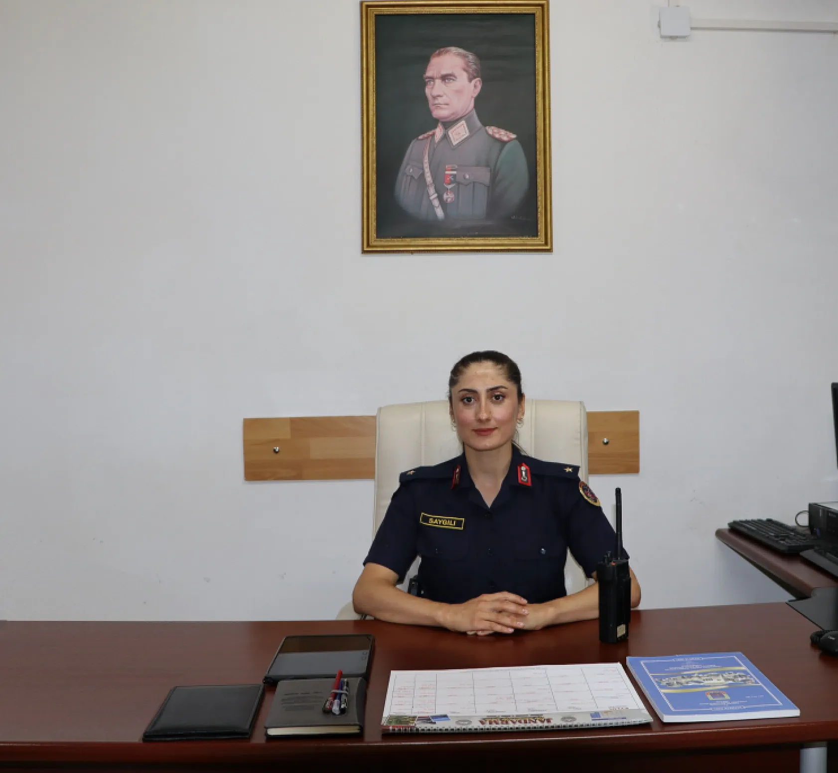 Abant'ta jandarmanın başına kadın subay geçti