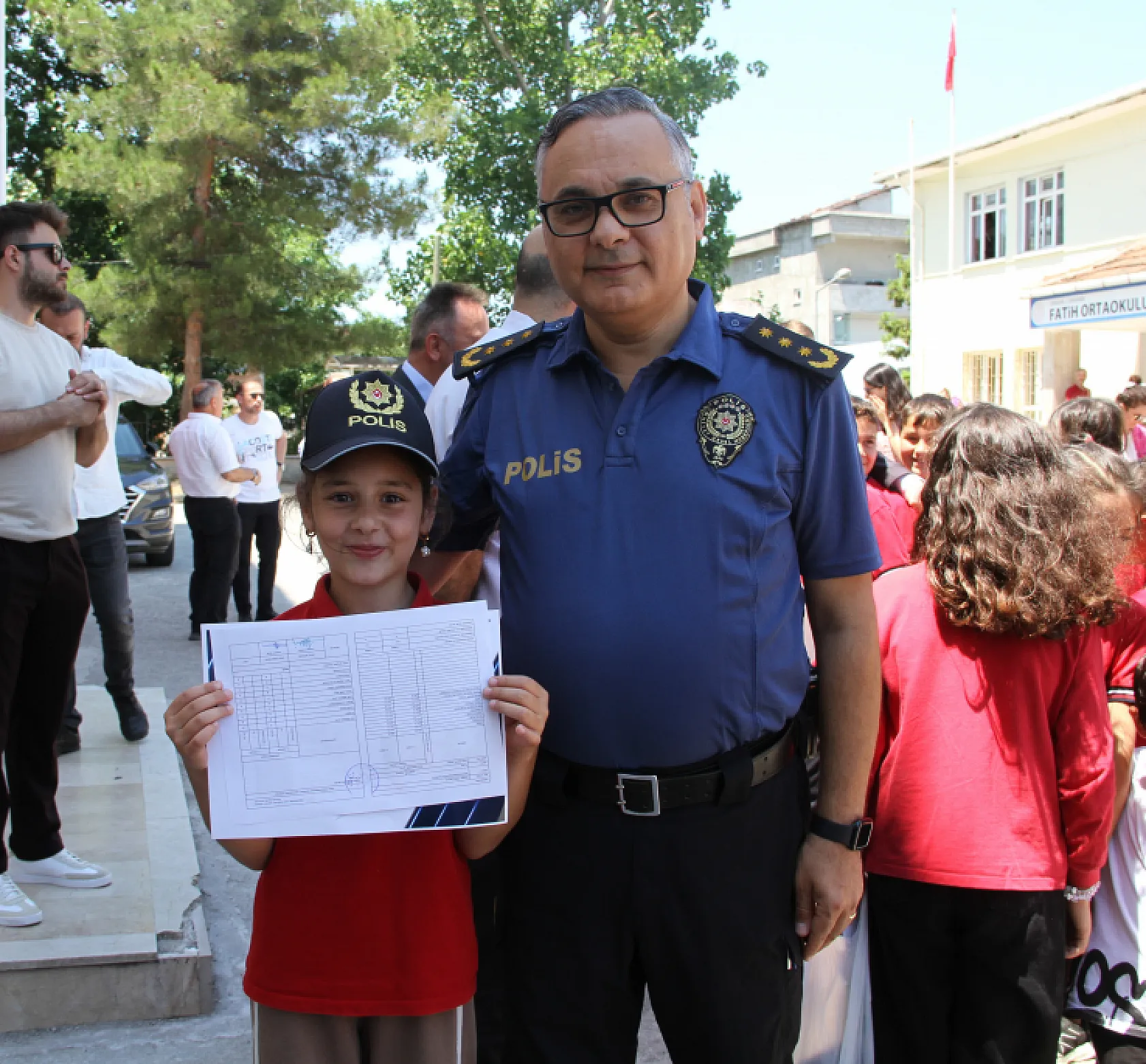 Çarşamba'da 26 bin öğrenci karne aldı