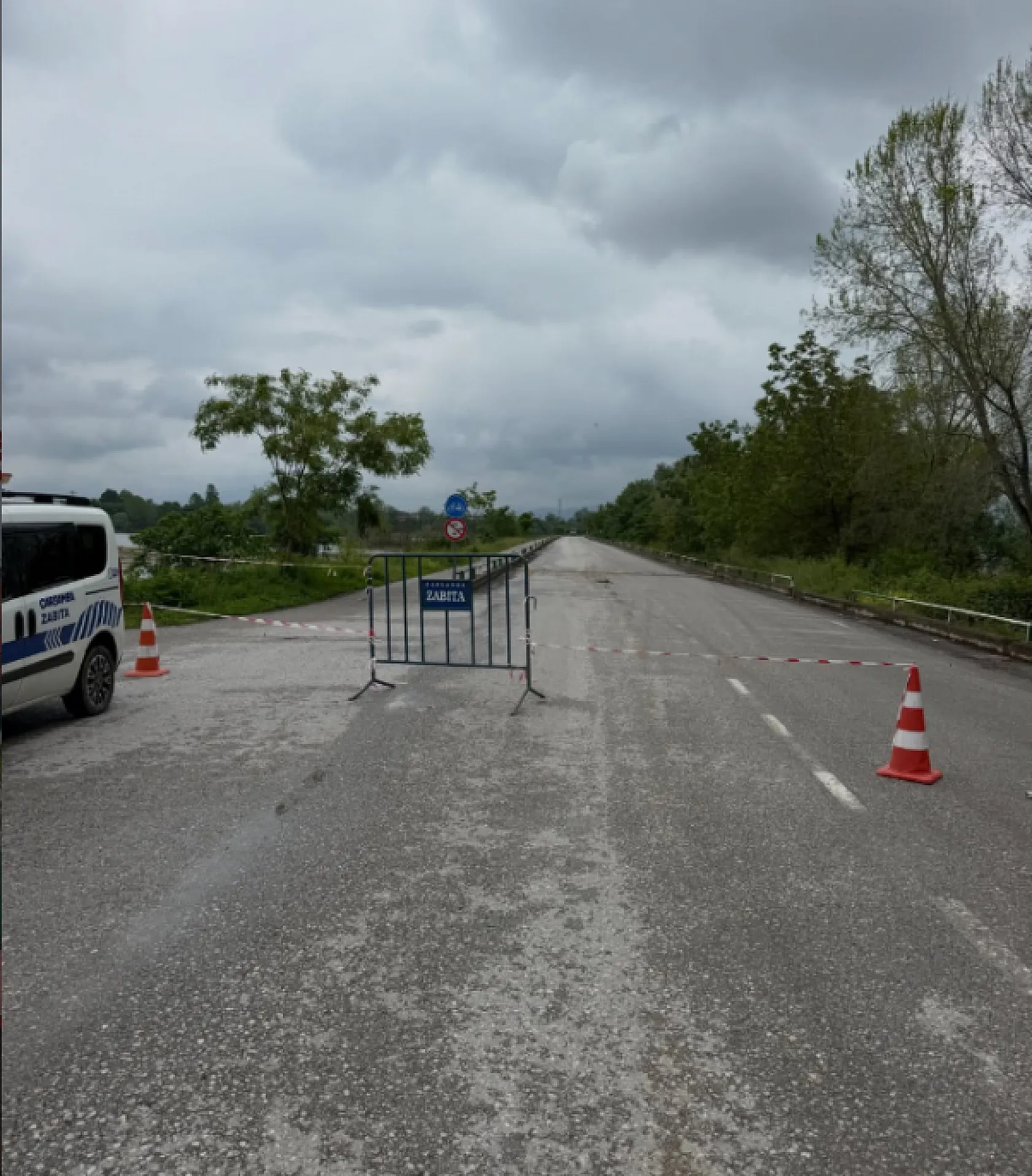 Samsun Çarşamba'da Doğal Yaşam Yolu Trafiğe Kapatıldı