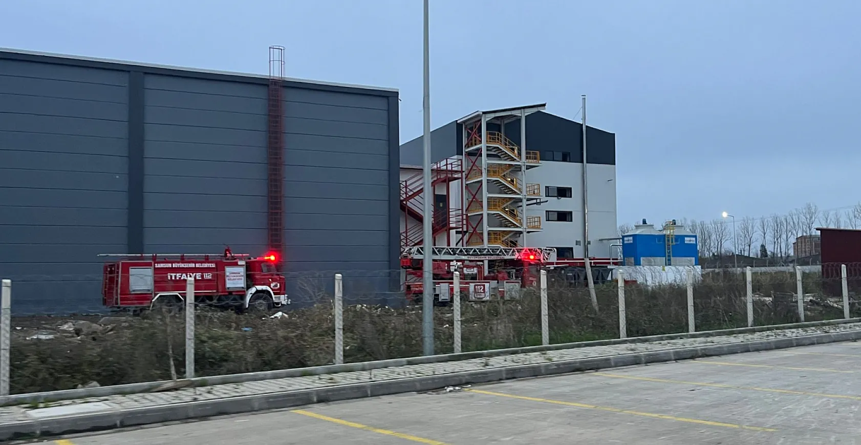 Çarşamba OSB'de Yağ Fabrikasında Korkutan Duman