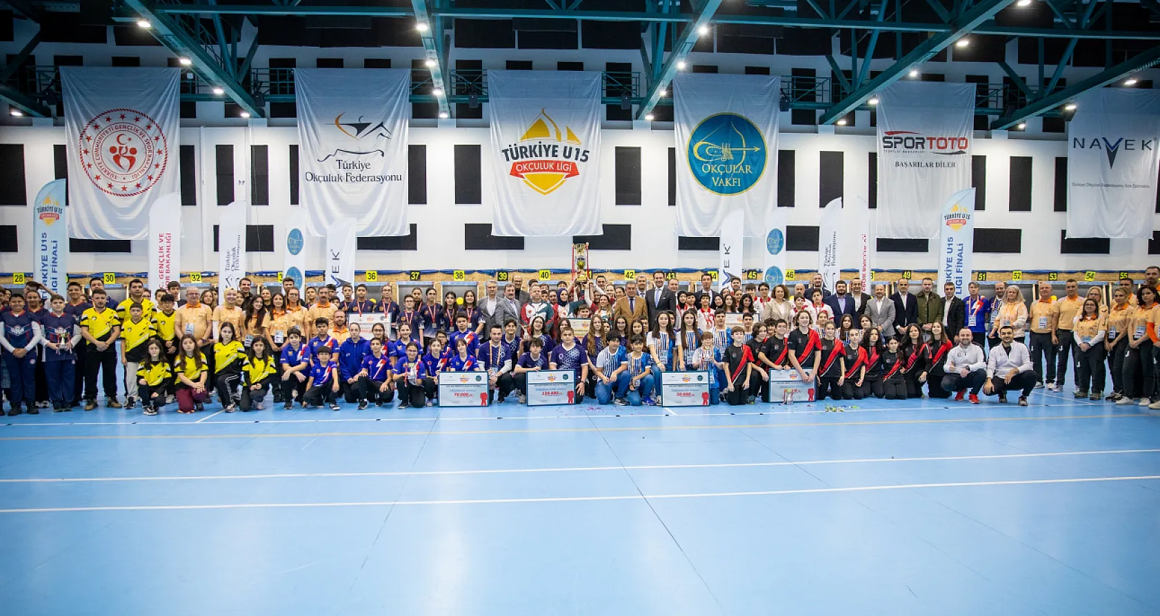 Samsun'da minik okçuların büyük finali tamamlandı