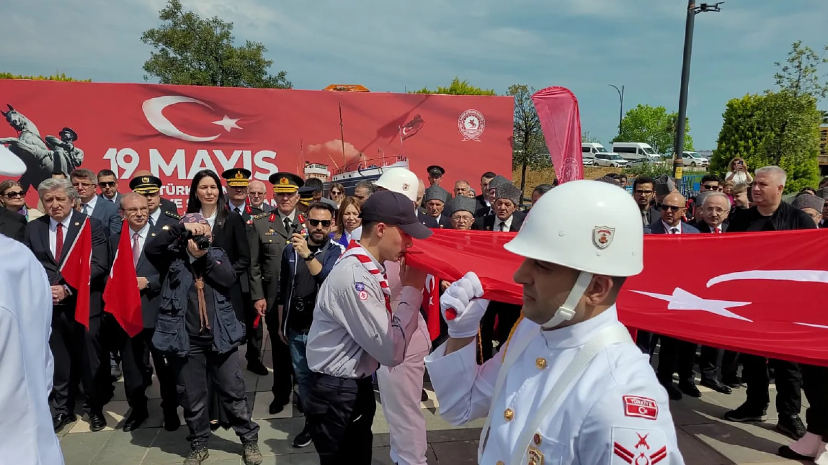 Samsun'da 19 Mayıs'ın simgesi yeniden canlandı