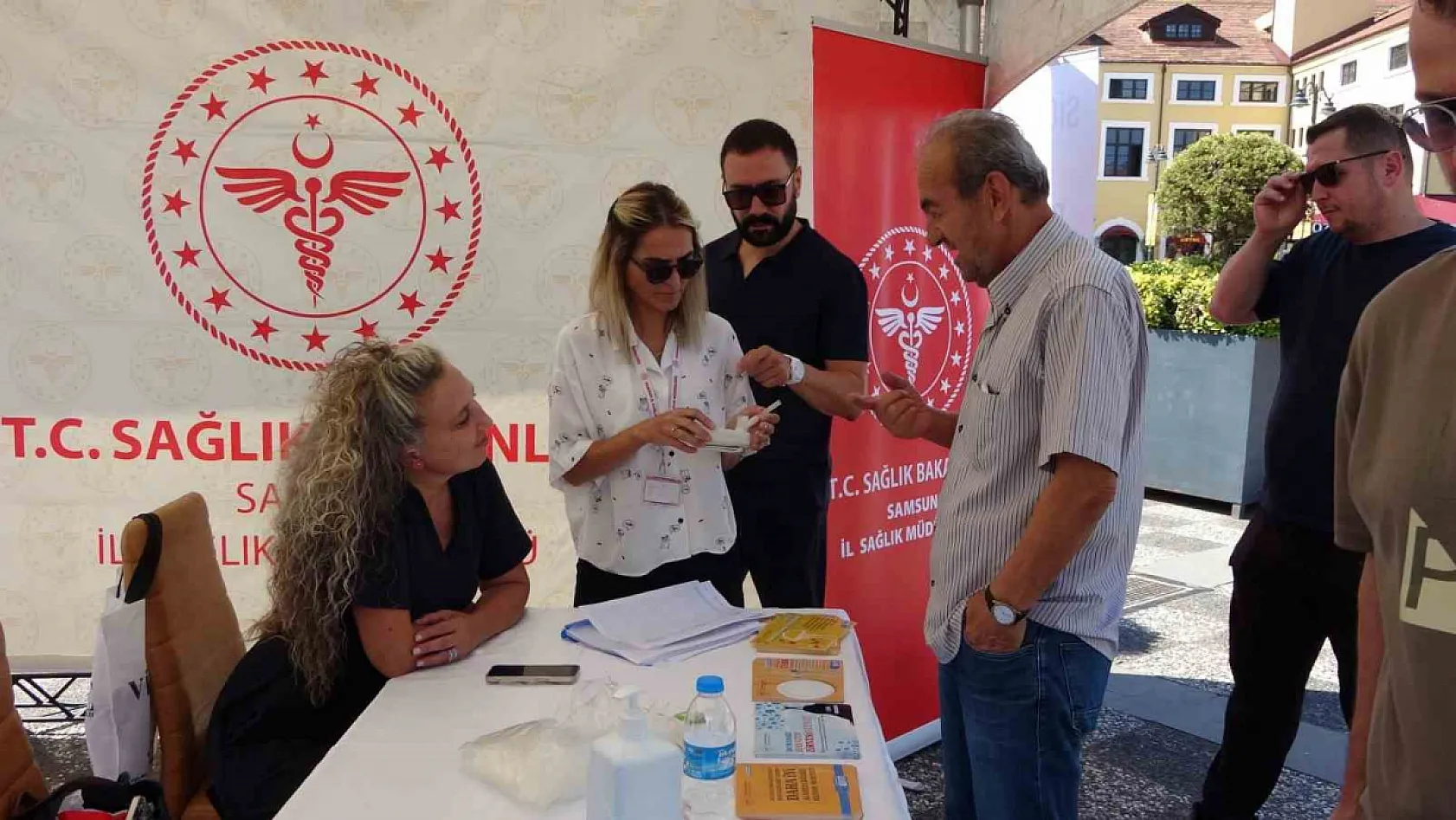 Samsun sigaraya karşı vites yükseltti