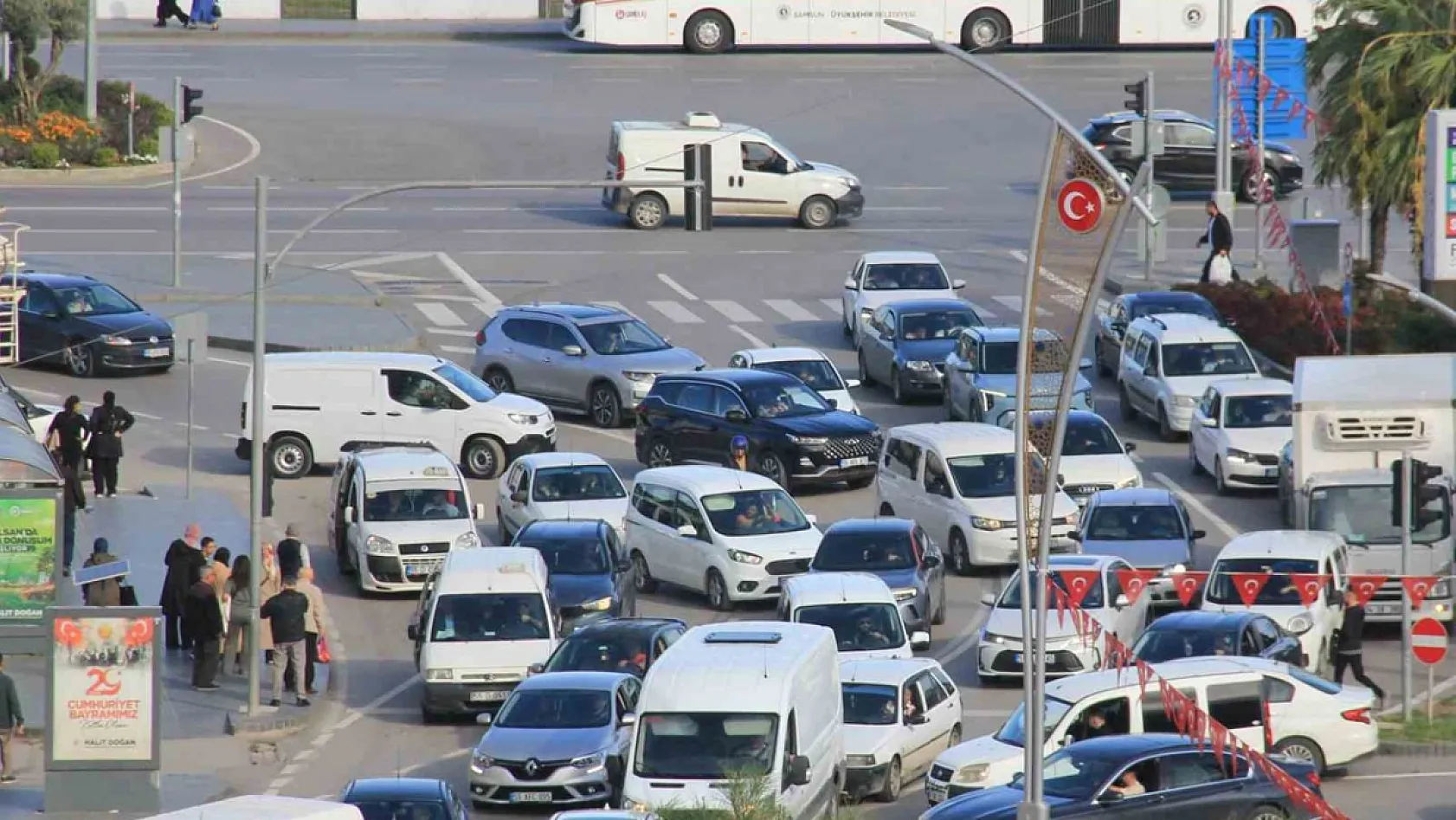 Samsun'da araç sayısı 552 bini aştı! Motosikletlerde dikkat çeken artış