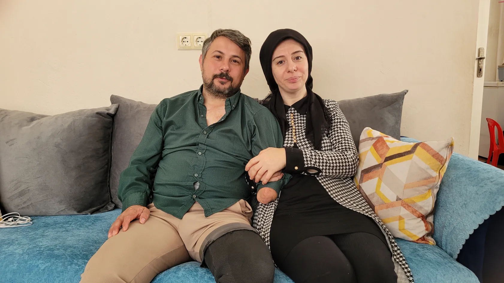 İş kazasında kolunu ve ayağını kaybeden engelli baba yıllardır iş bekliyor
