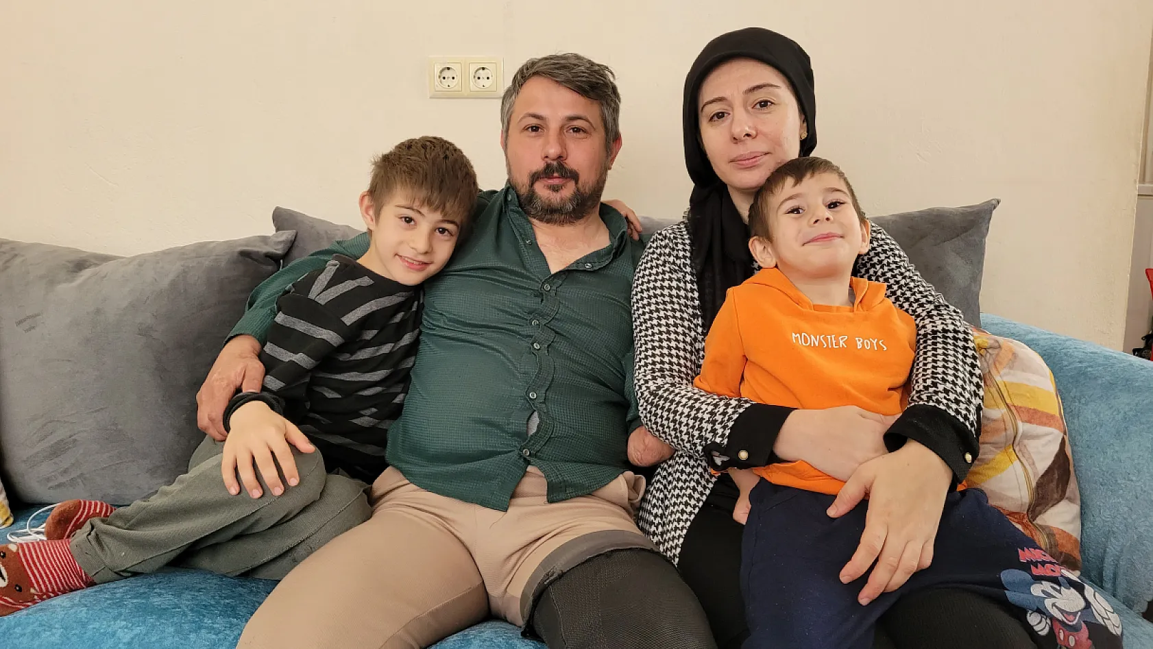 İş kazasında kolunu ve ayağını kaybeden engelli baba yıllardır iş bekliyor