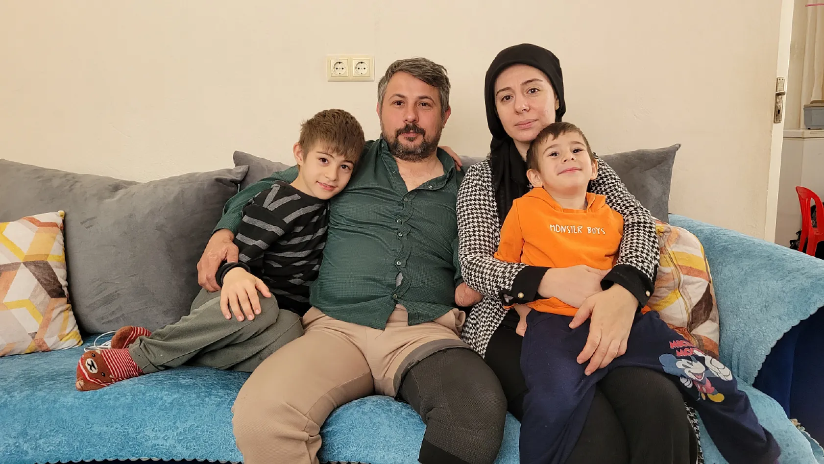 İş kazasında kolunu ve ayağını kaybeden engelli baba yıllardır iş bekliyor