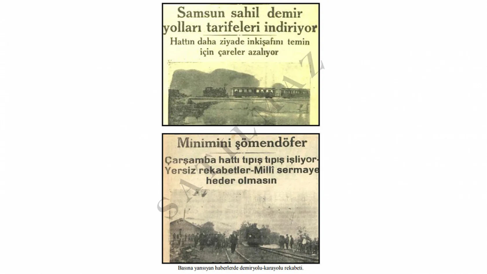 Cumhuriyet'in İlk Yerli Demiryolu 'Samsun-Çarşamba Hattı'