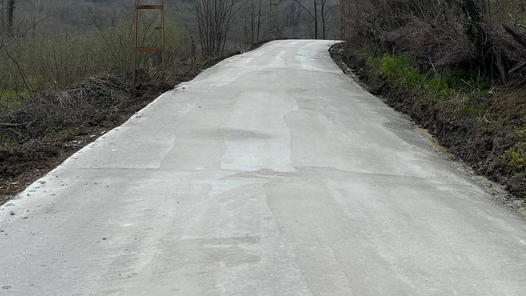Salıpazarı  beton yollarla daha konforlu