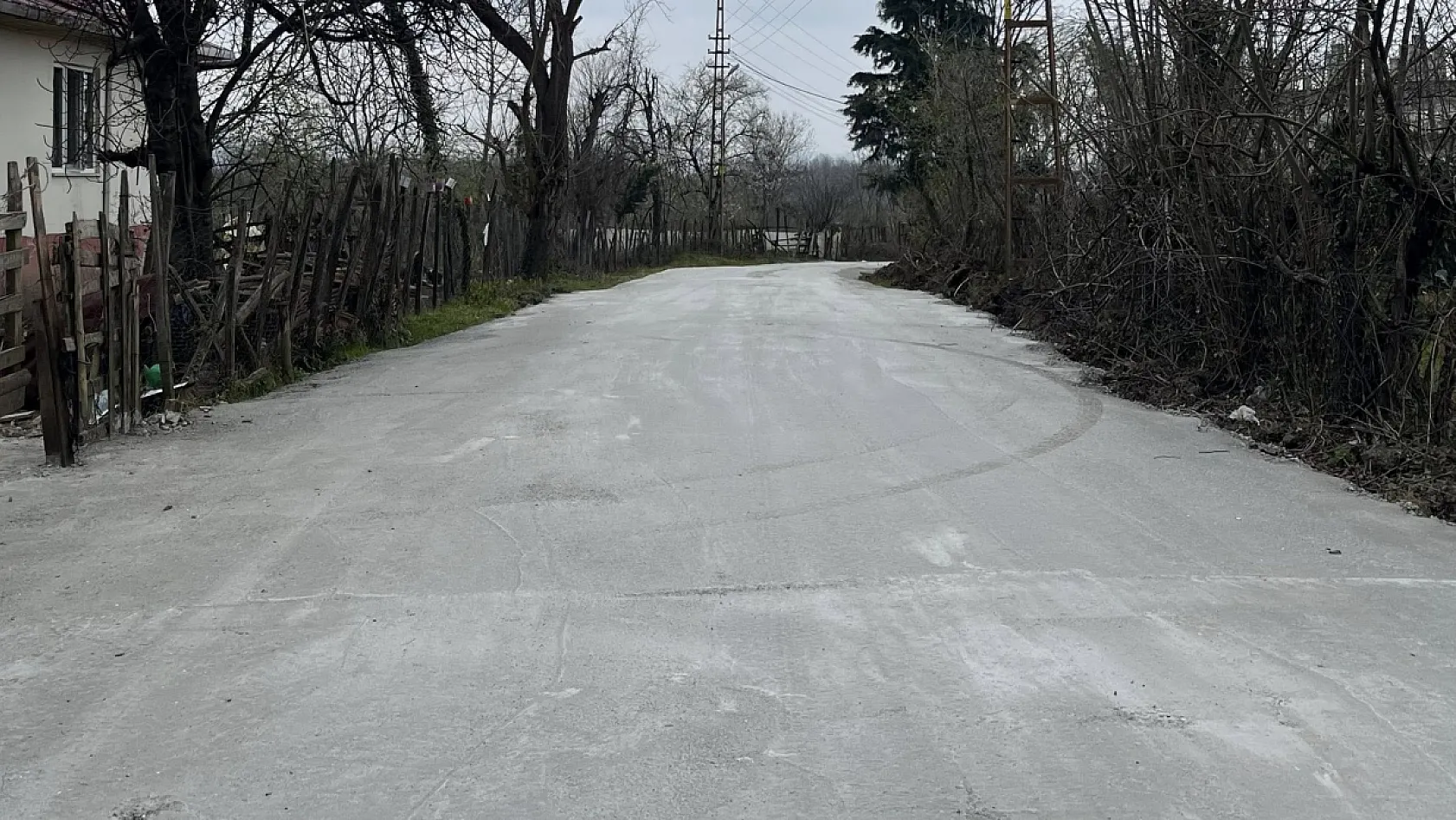 Salıpazarı  beton yollarla daha konforlu