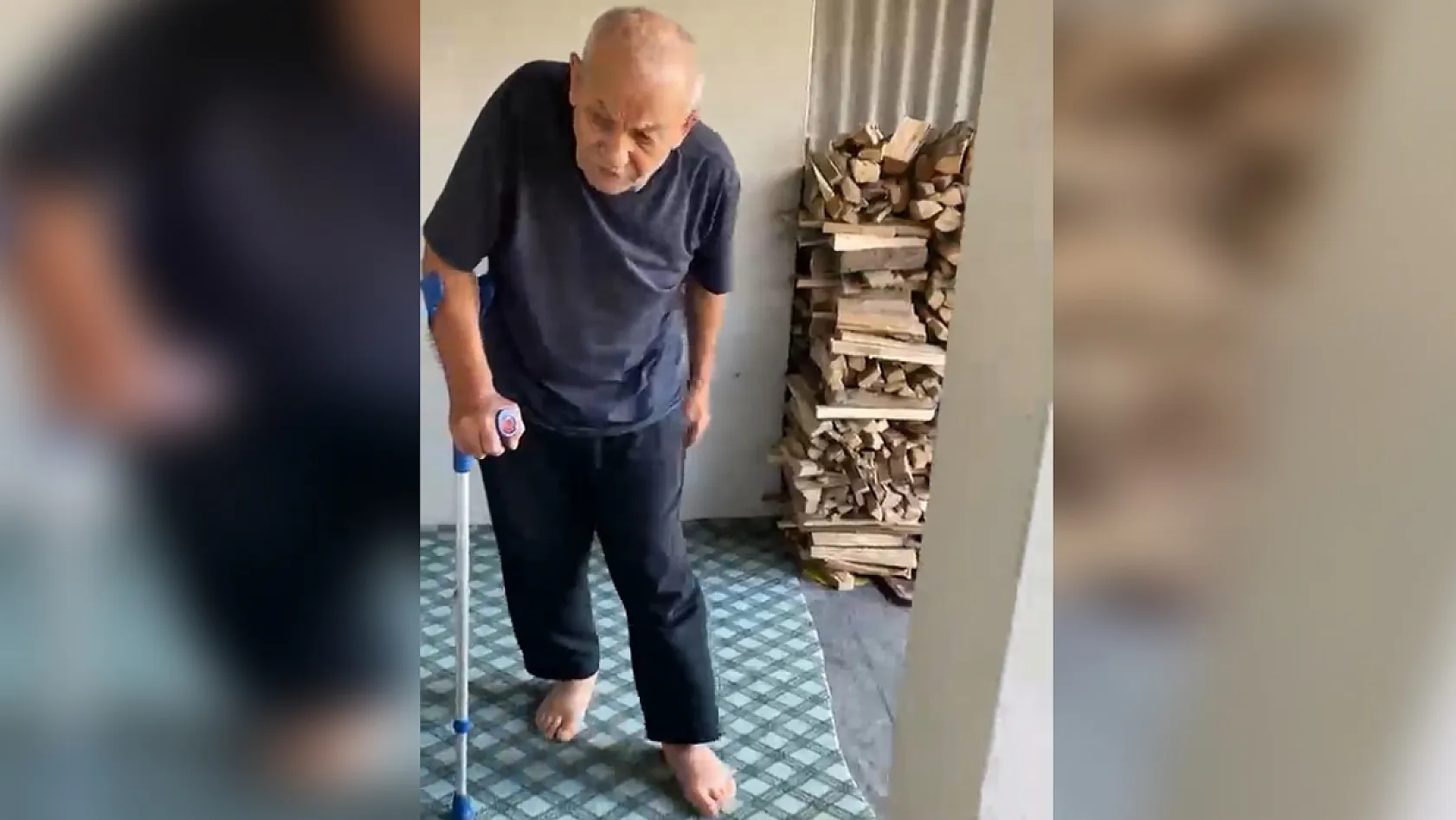 Samsun'da 76 yaşındaki engelli adamdan yardım çağrısı: 'Artık kendi ihtiyaçlarımı karşılayamıyorum'