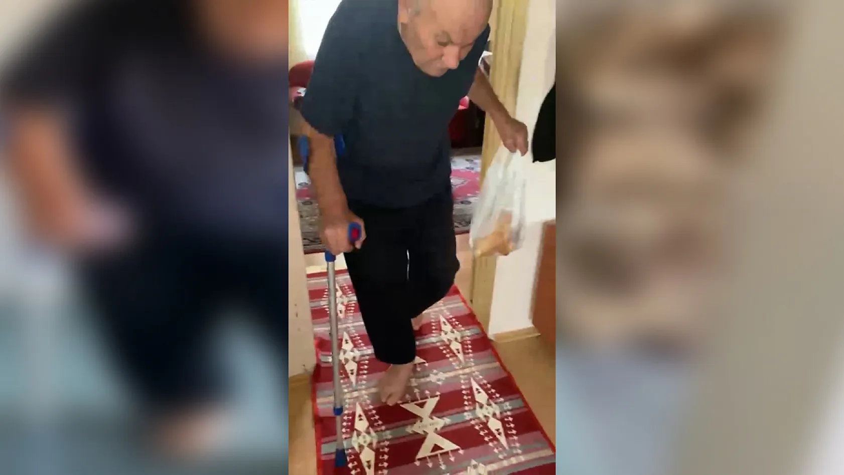 Samsun'da 76 yaşındaki engelli adamdan yardım çağrısı: 'Artık kendi ihtiyaçlarımı karşılayamıyorum'
