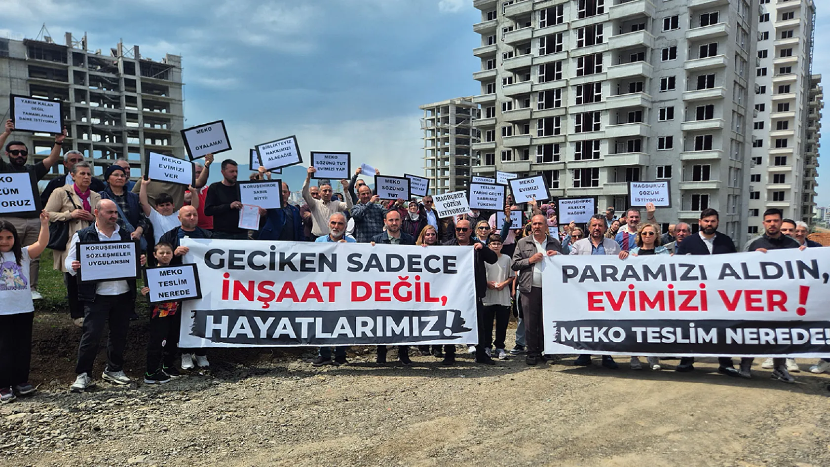 Samsun'da 543 dairelik sitede tapu var bina yok