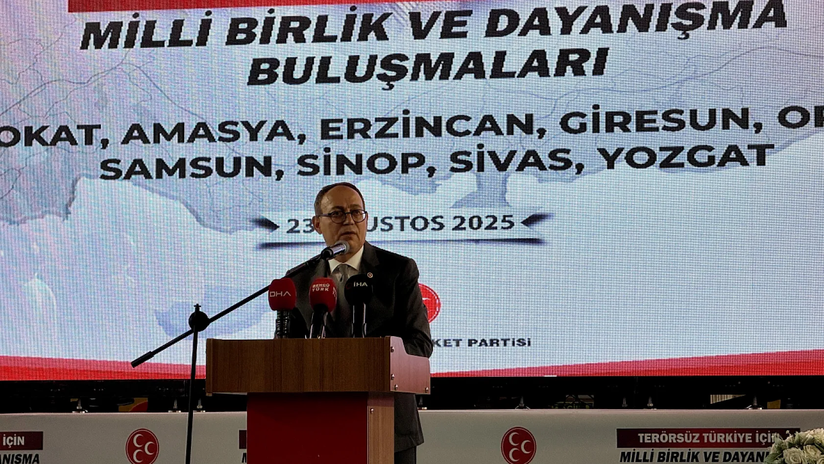 MHP'den Tokat'ta 'Milli Birlik' Mesajı: Uluslararası Güçlere Karşı Kararlı Duruş