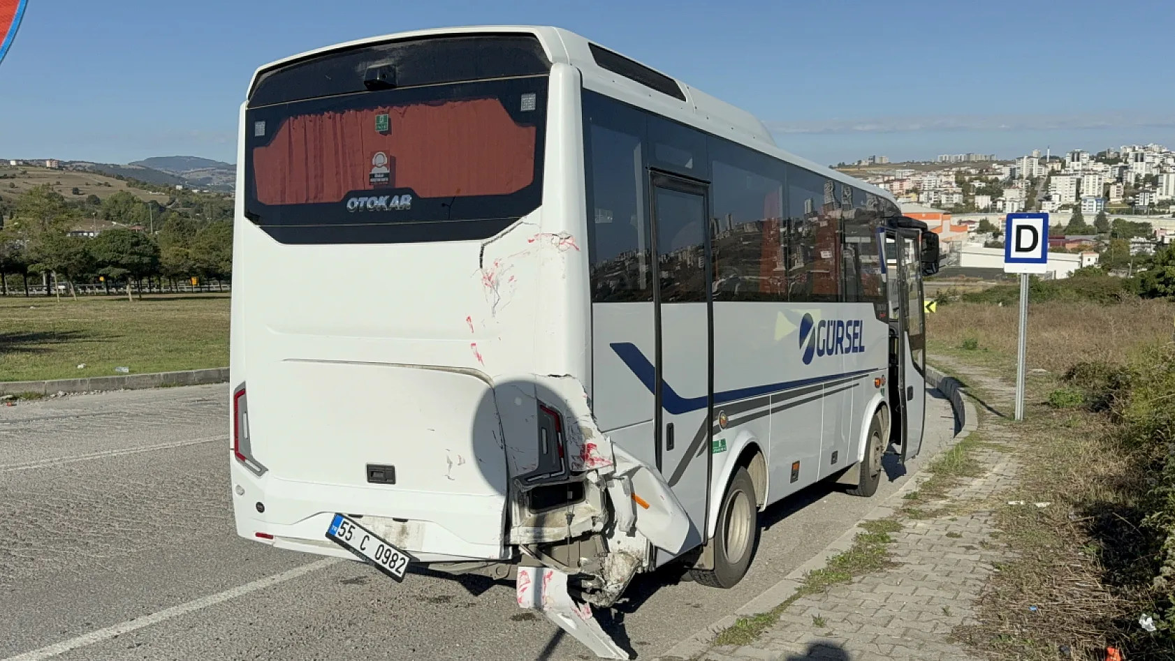 Samsun'da Ehliyetsiz Sürücü Kazaya Yol Açtı