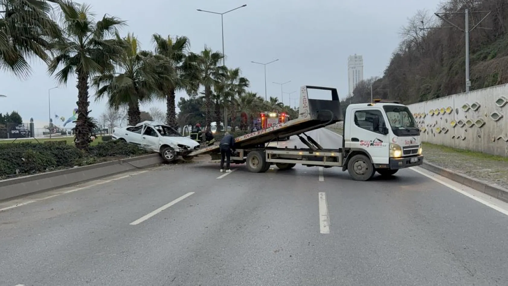 Samsun'da Alkolden işlem yapılan sürücü 4 kişiyi yaraladı