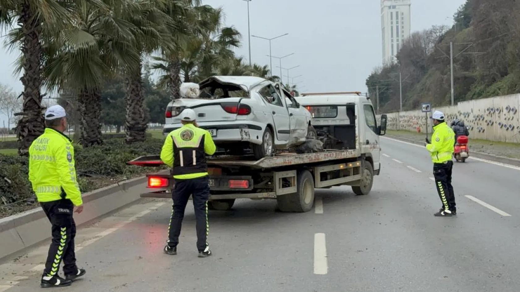 Samsun'da Alkolden işlem yapılan sürücü 4 kişiyi yaraladı