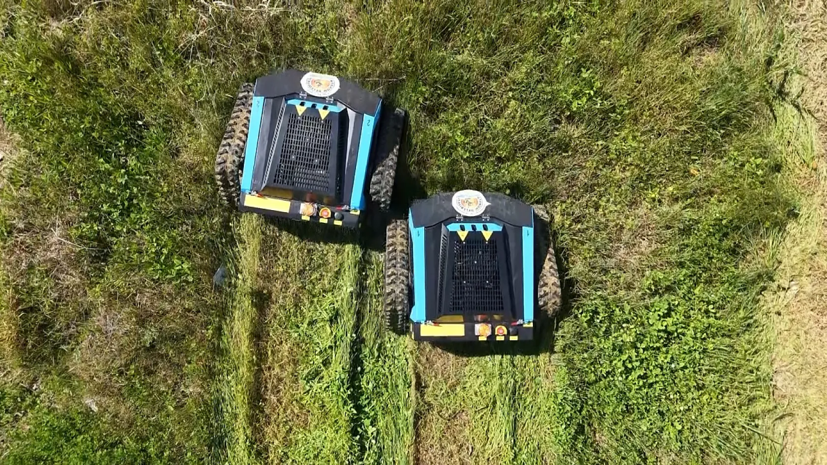 Çimleri artık robotlar biçiyor: 6 kişilik işi 2 robot yapıyor