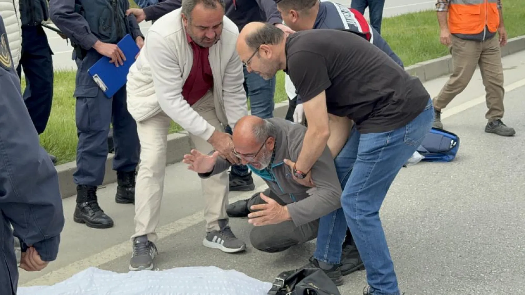 Samsun'da yürek yakan kaza