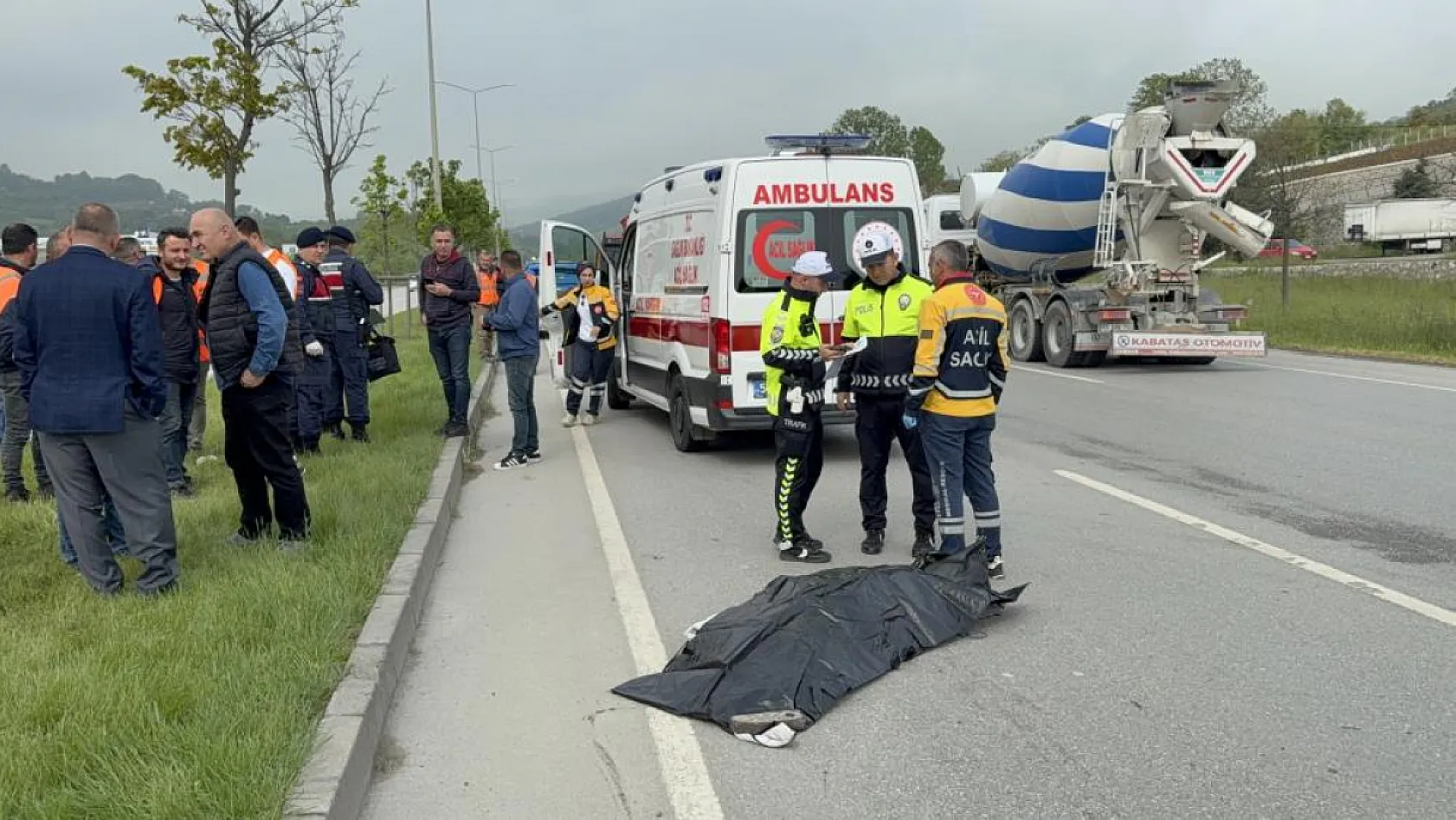 Samsun'da yürek yakan kaza
