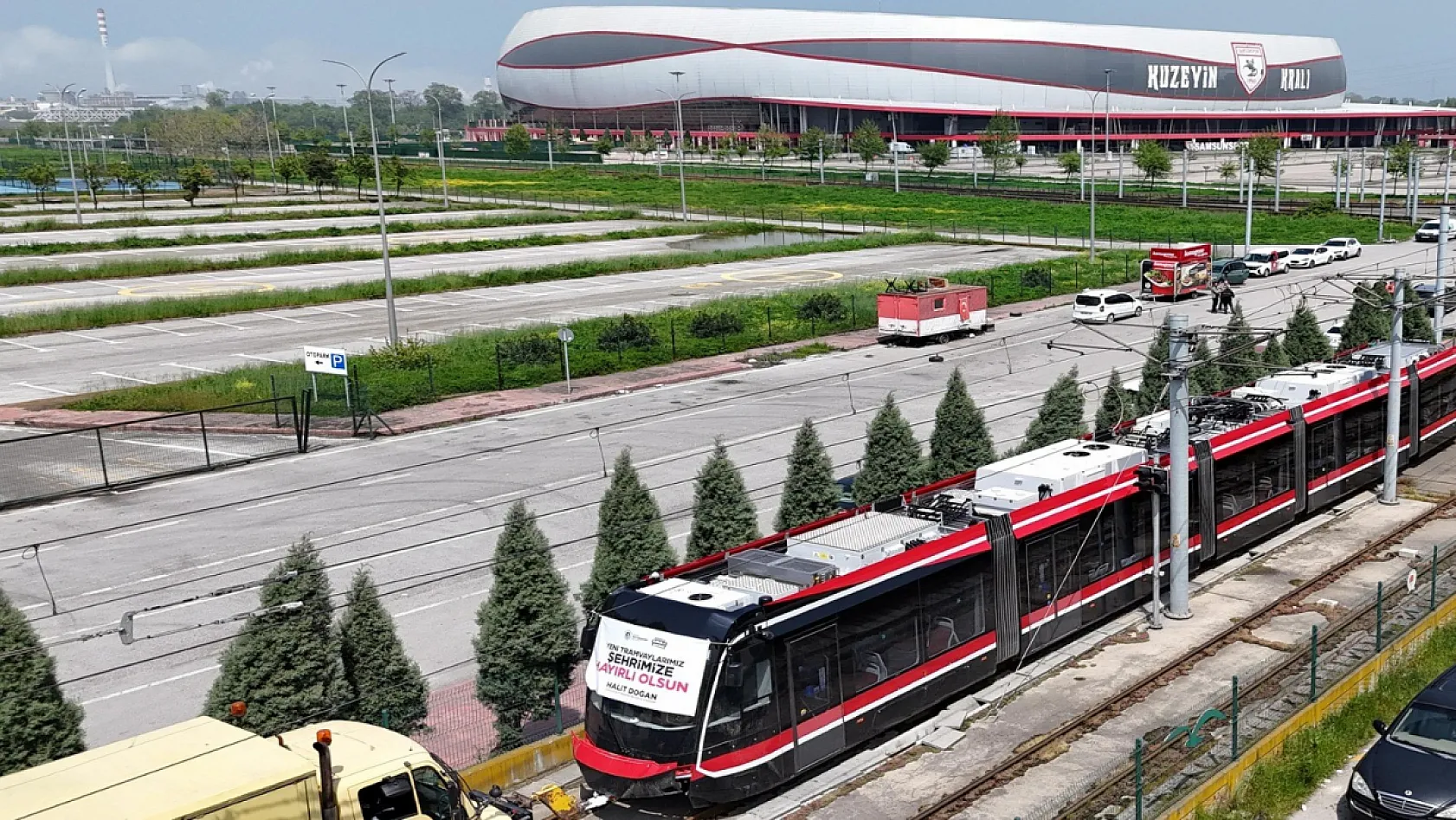 Samsun'da Yeni Tramvay Dönemi Başladı: İlk Araç Şehre Ulaştı