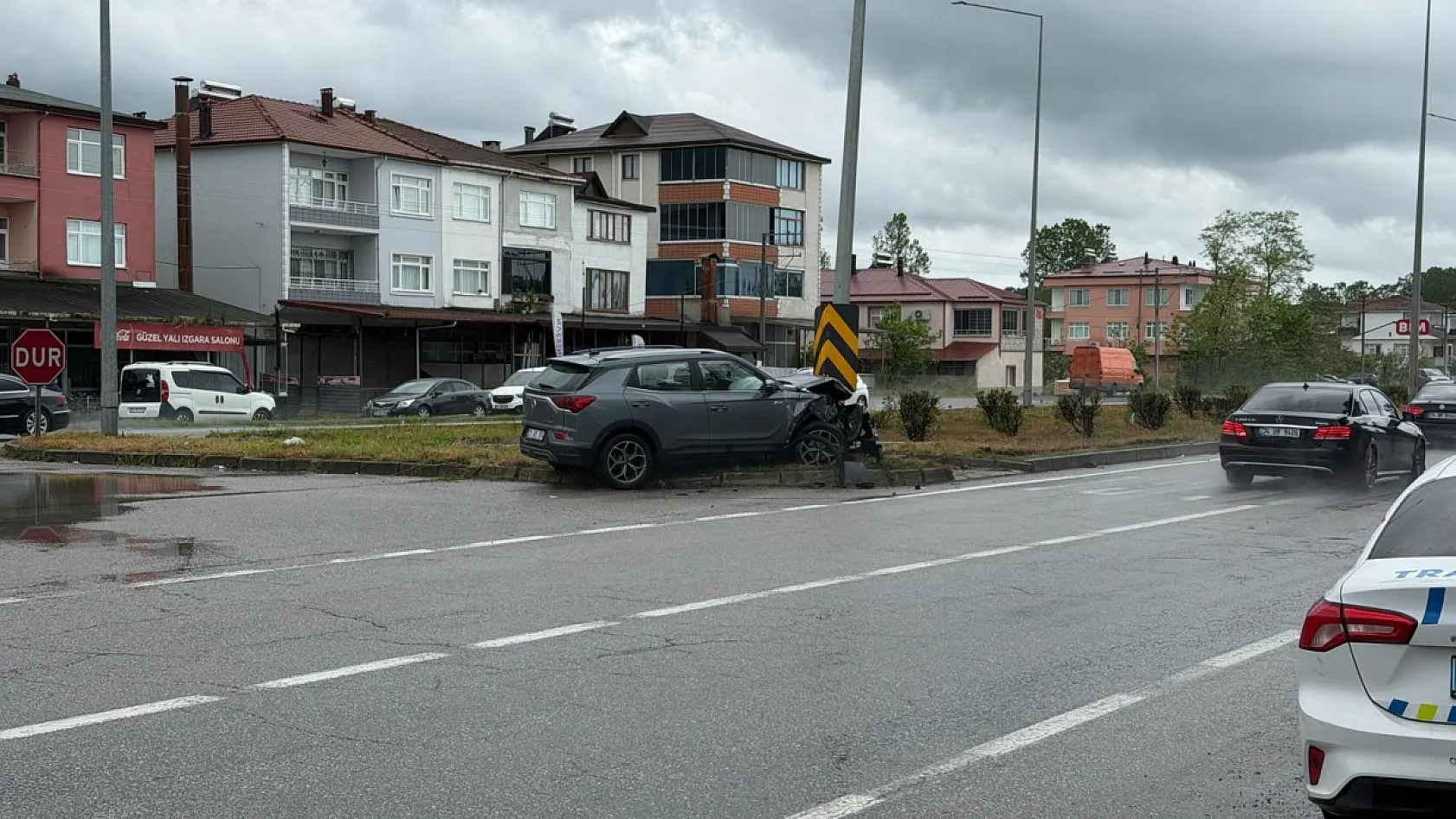 Samsun'da düğün yolunda feci kaza!