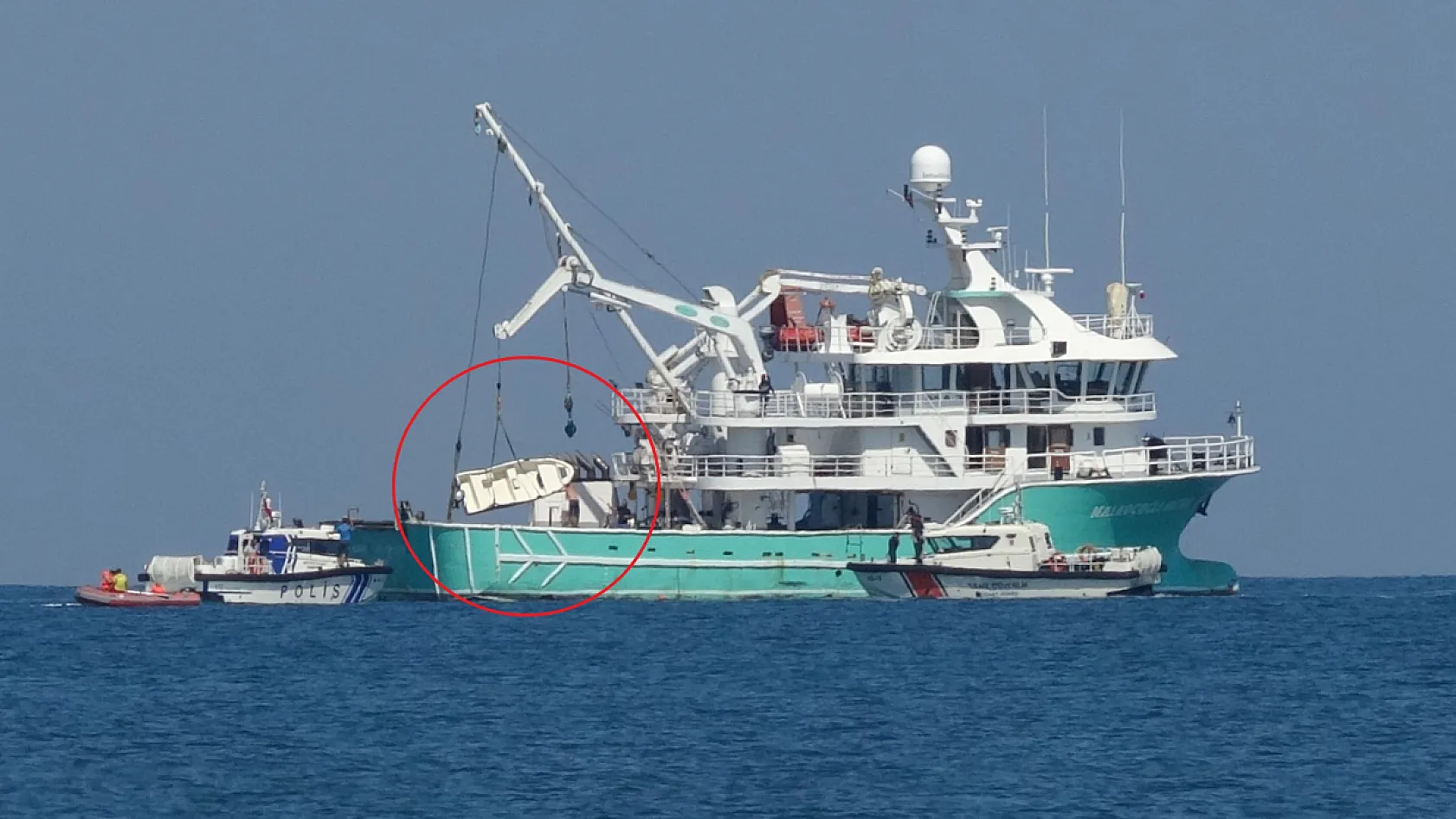 Tekne faciasında yeni gelişme! Batan tekne bulundu