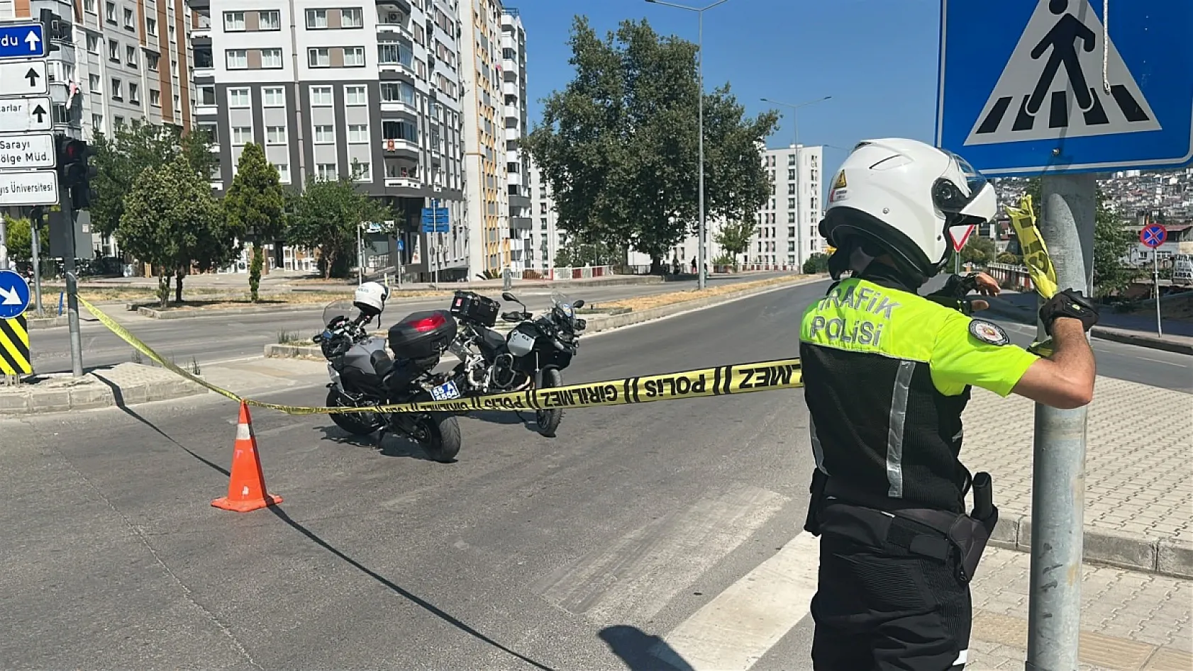 Samsun'da 100. Yıl köprüsü tedbir amaçlı trafiğe kapatıldı