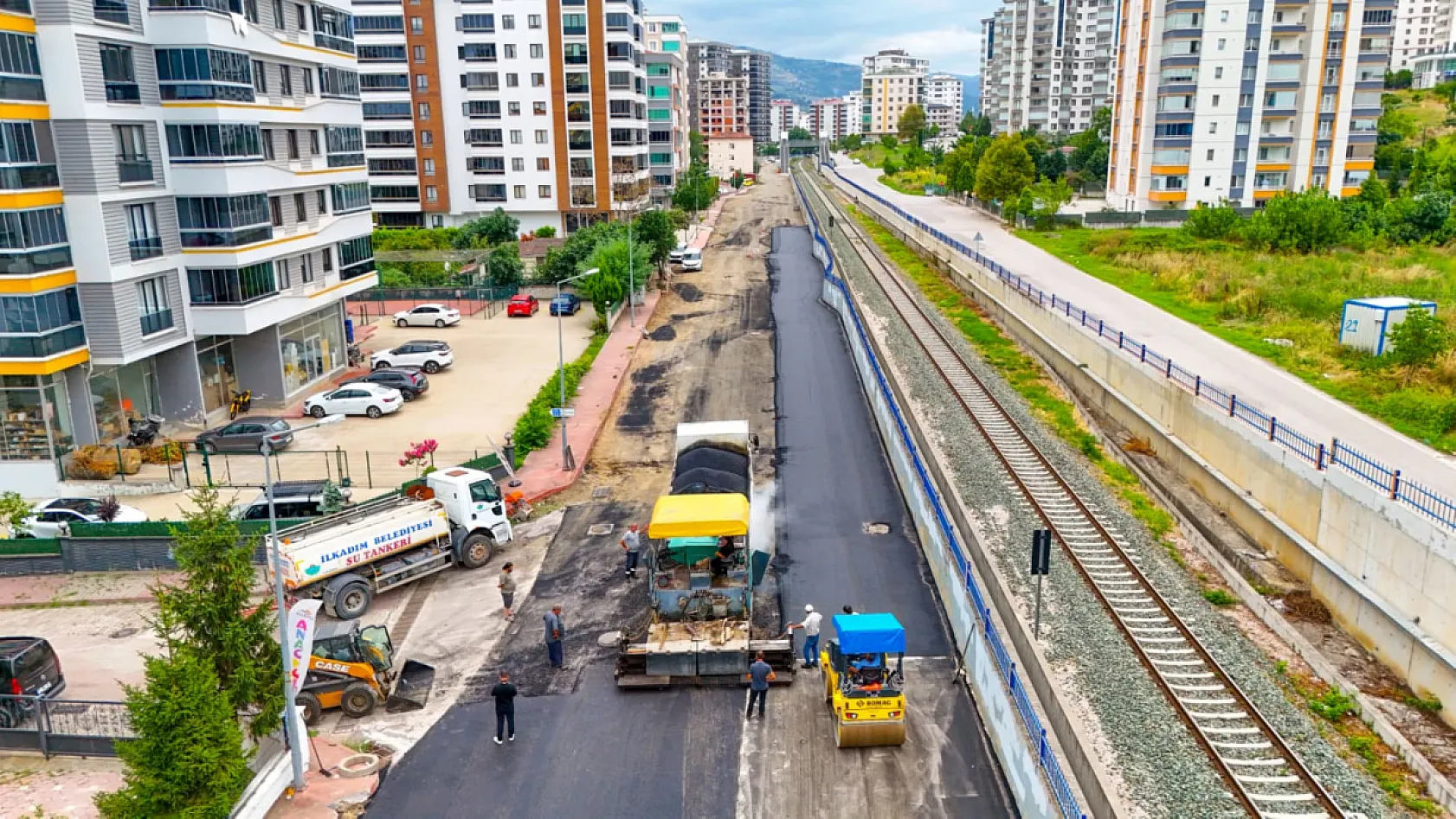 İlkadım'da yollara konfor dokunuşu