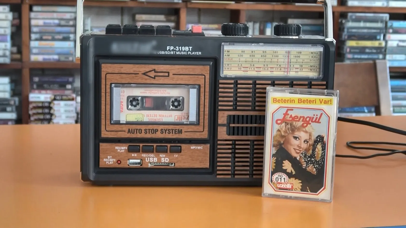 Samsun'da 7 bin kasetlik nostalji dükkânı
