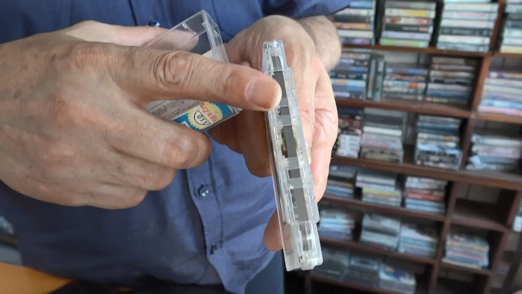 Samsun'da 7 bin kasetlik nostalji dükkânı