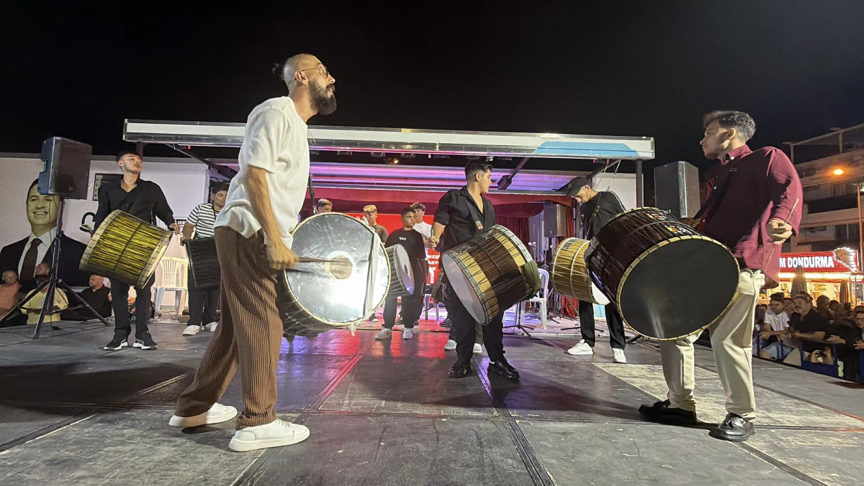 kazdağları eteklerinde 100 davullu festival coşkusu