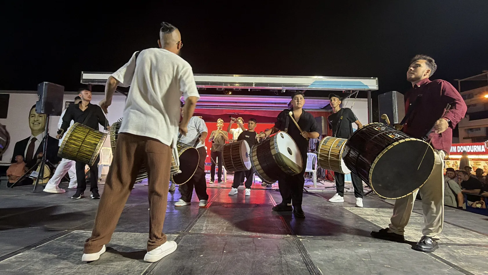 kazdağları eteklerinde 100 davullu festival coşkusu