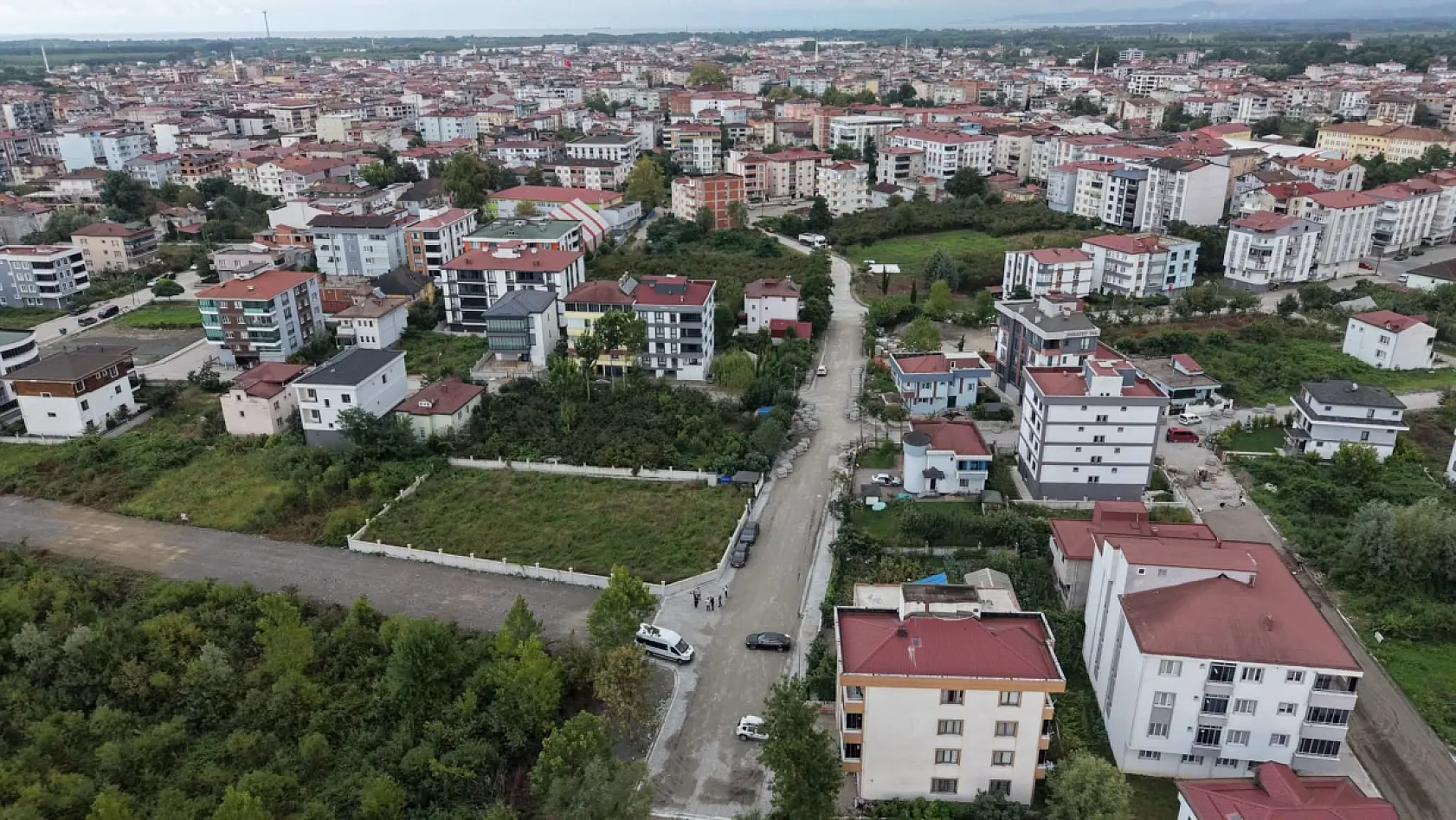 Terme'de Fenk Mahallesi'nde altyapı çalışmaları hızlandı