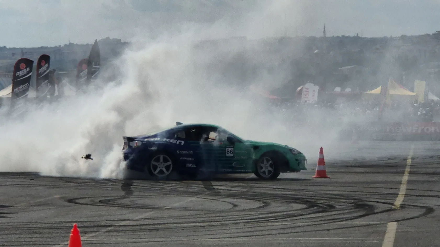 Tekirdağ'da drift heyecanı
