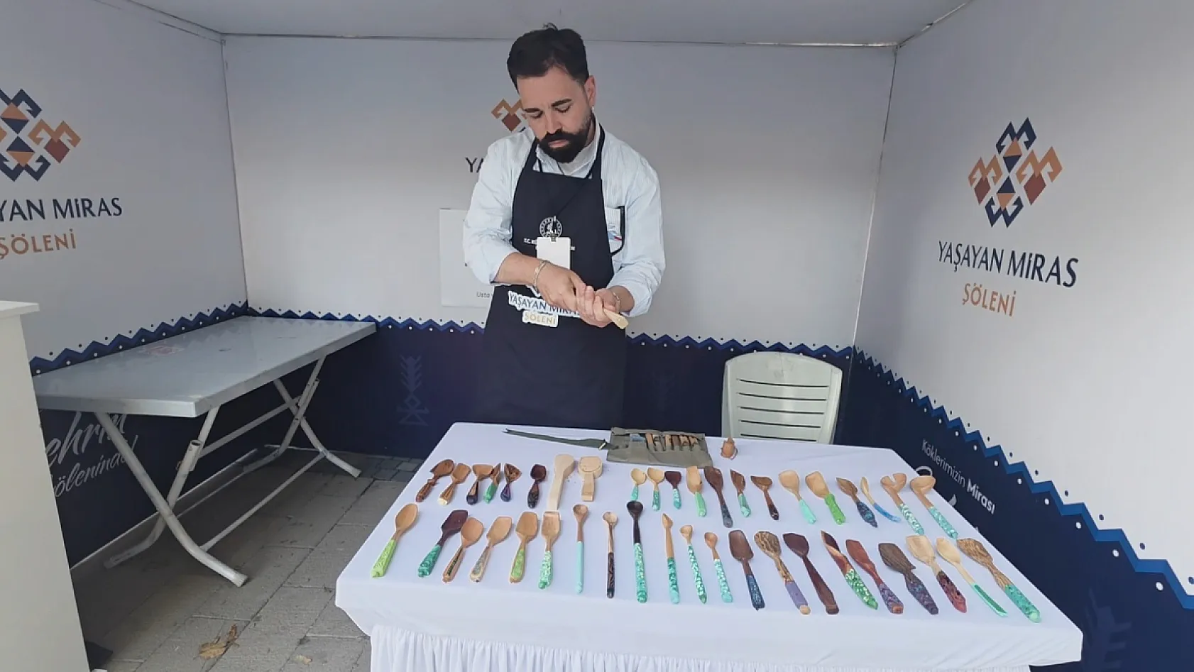 Ahşap kaşığa modern dokunuş
