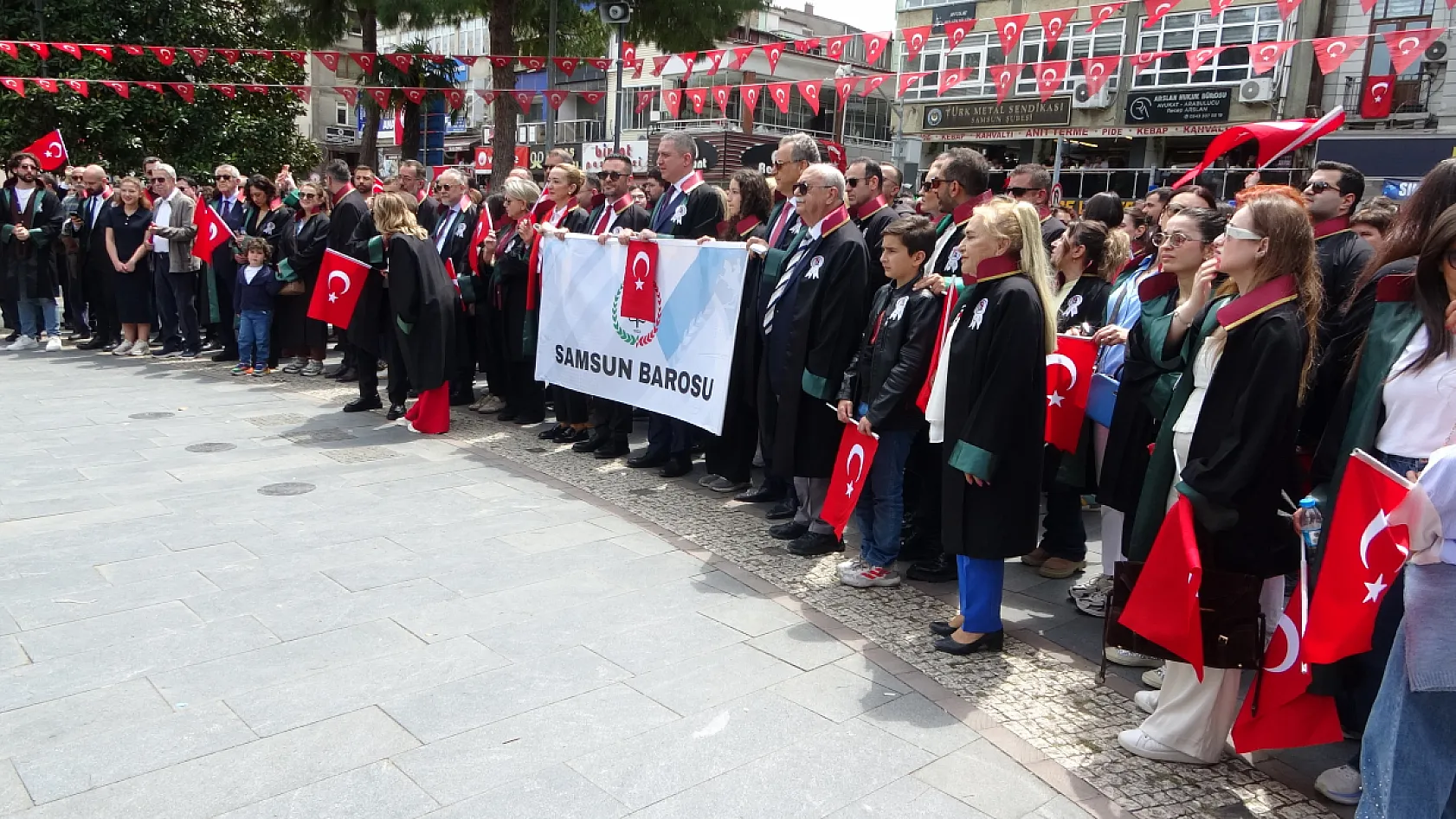 Türkiye Barolar Birliği Samsun'da Cumhuriyet yürüyüşünde buluştu