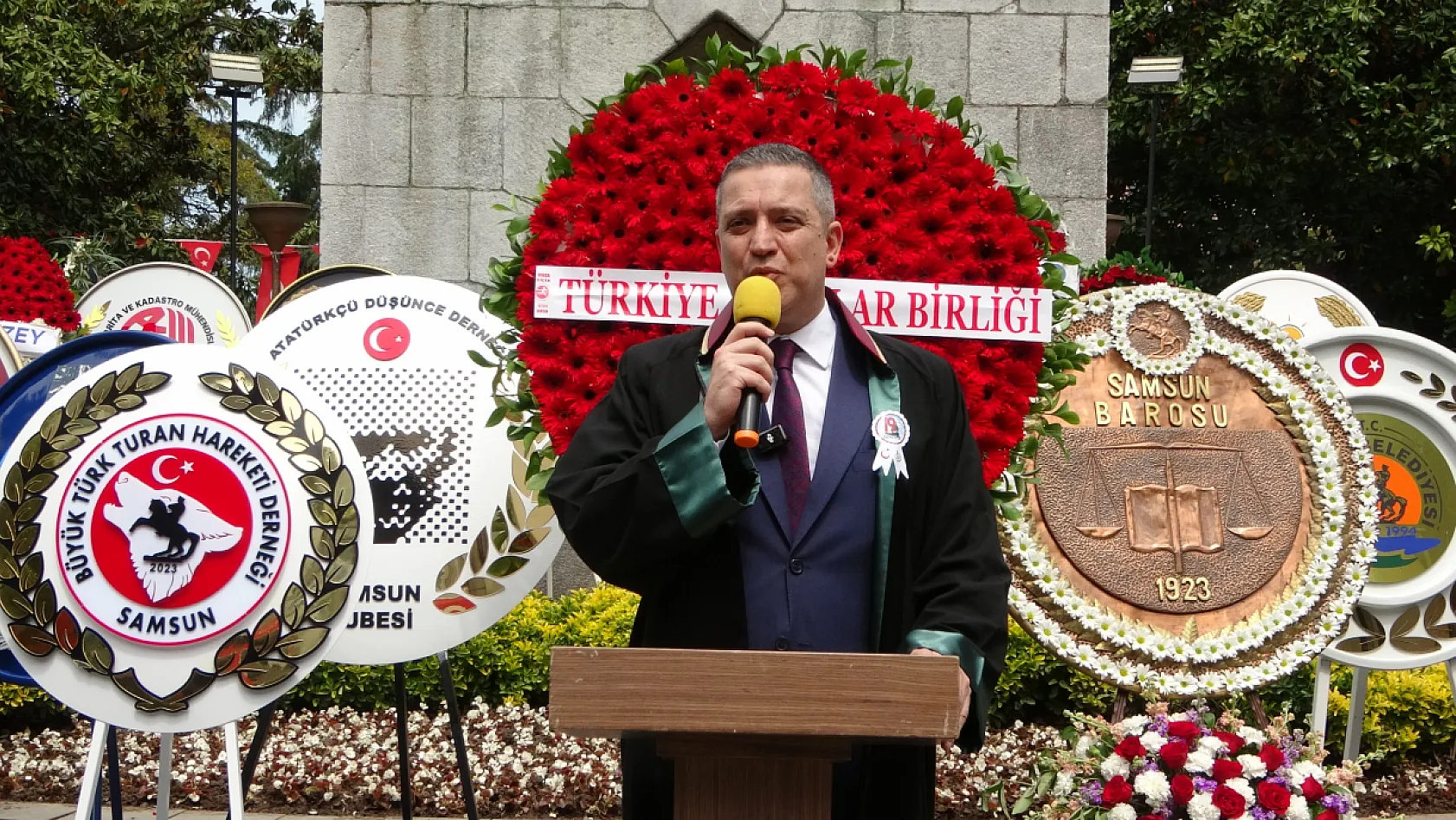 Türkiye Barolar Birliği Samsun'da Cumhuriyet yürüyüşünde buluştu