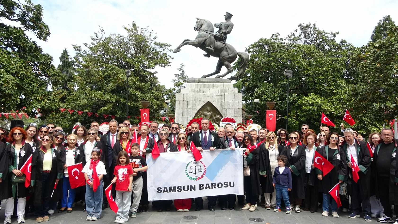 Türkiye Barolar Birliği Samsun'da Cumhuriyet yürüyüşünde buluştu