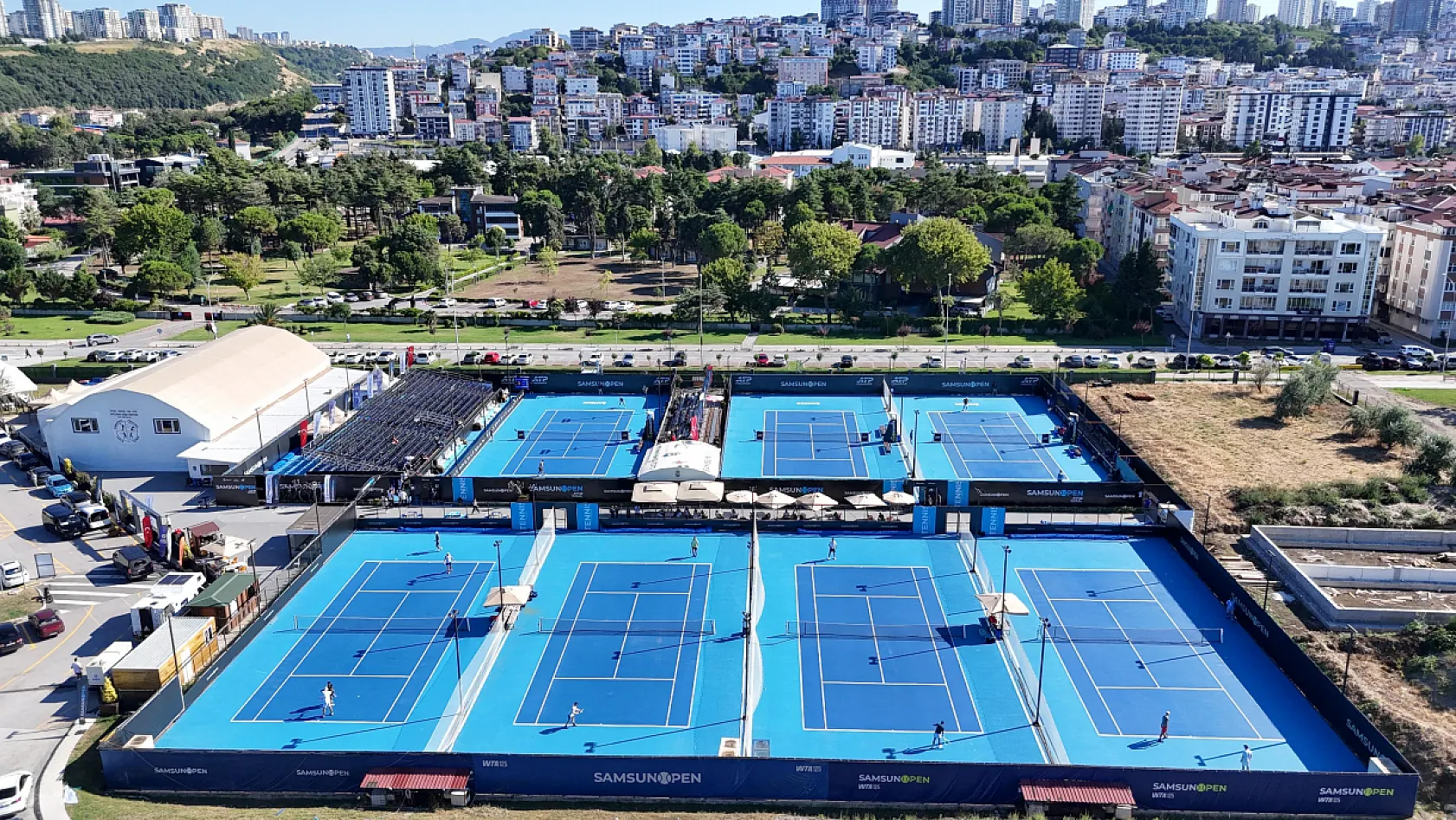 Dünya tenisinin nabzı samsun'da atıyor