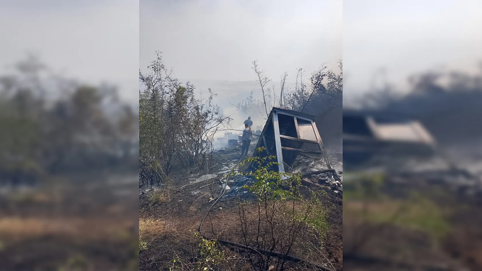 Çalılık Yangınının Bilançosu Ağır: 85 Arı Sandığı Kül Oldu
