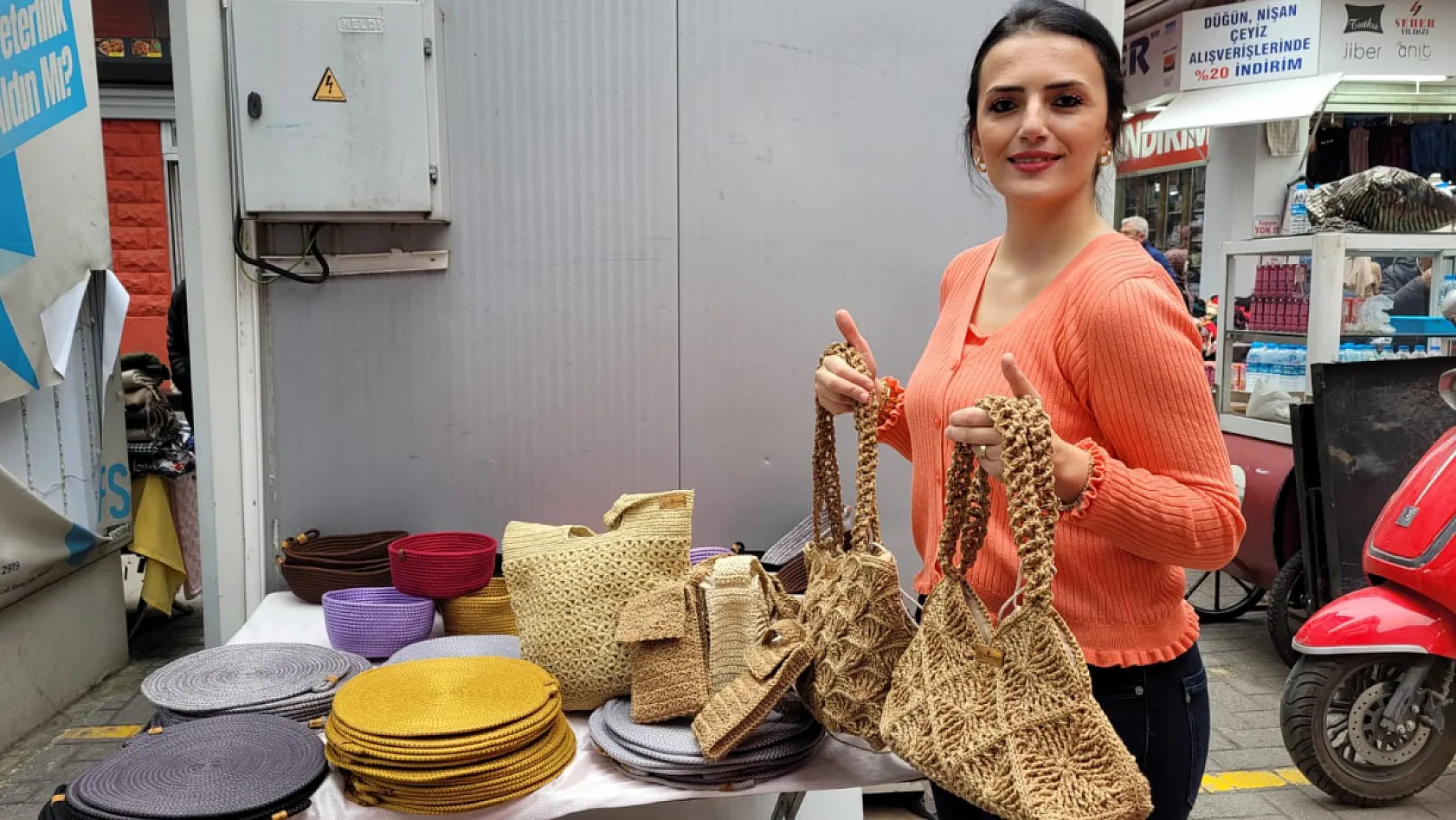 Sosyal medyada gördüğü el işini mesleğe dönüştürdü