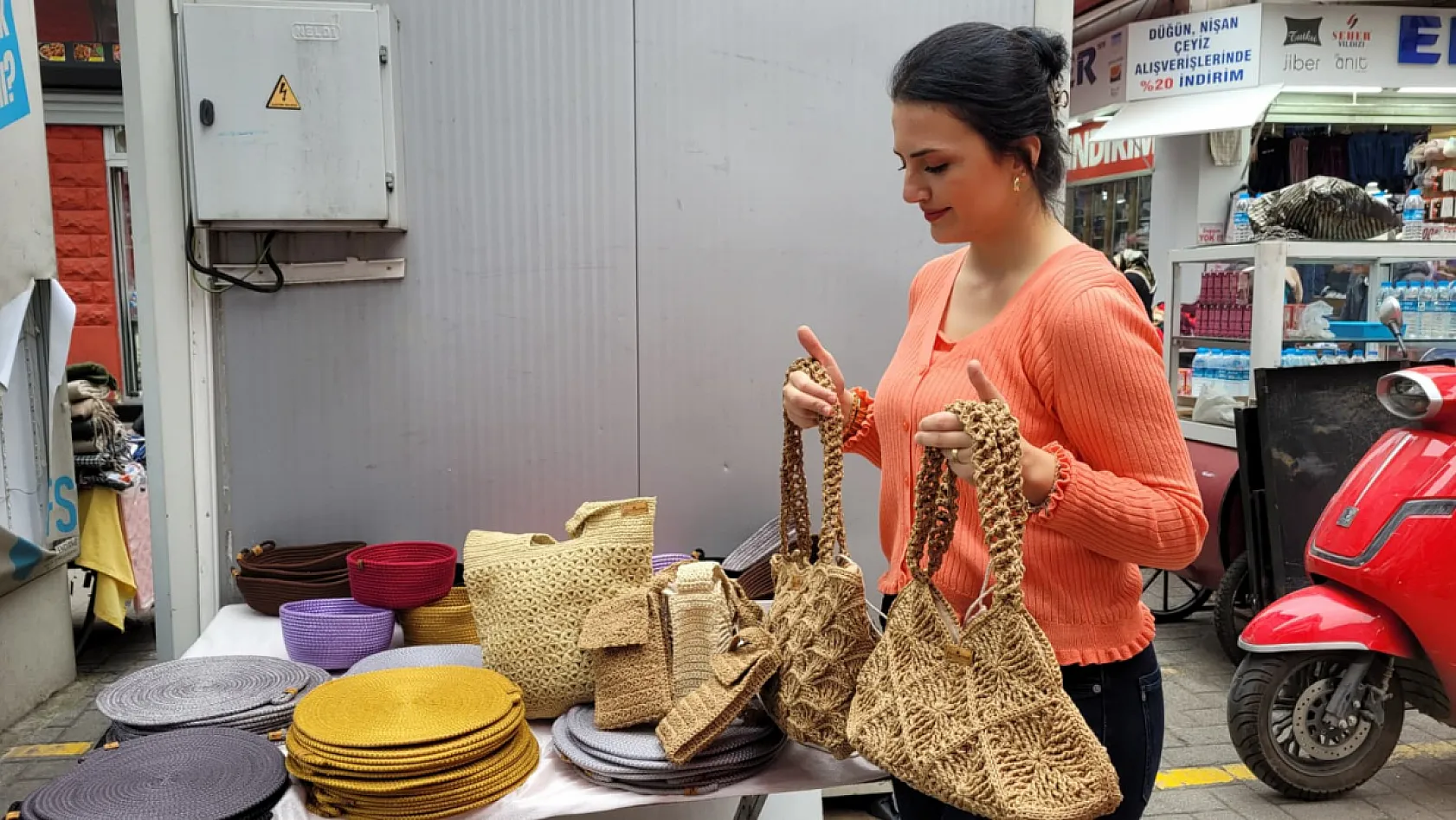 Sosyal medyada gördüğü el işini mesleğe dönüştürdü