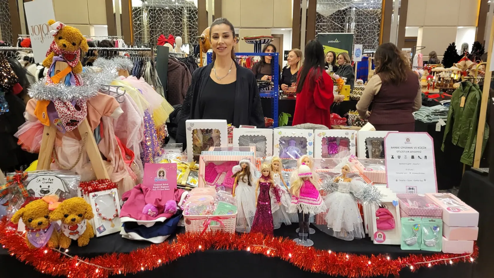 Samsun'da kadın girişimci oyuncak bebekler için kıyafet tasarlıyor