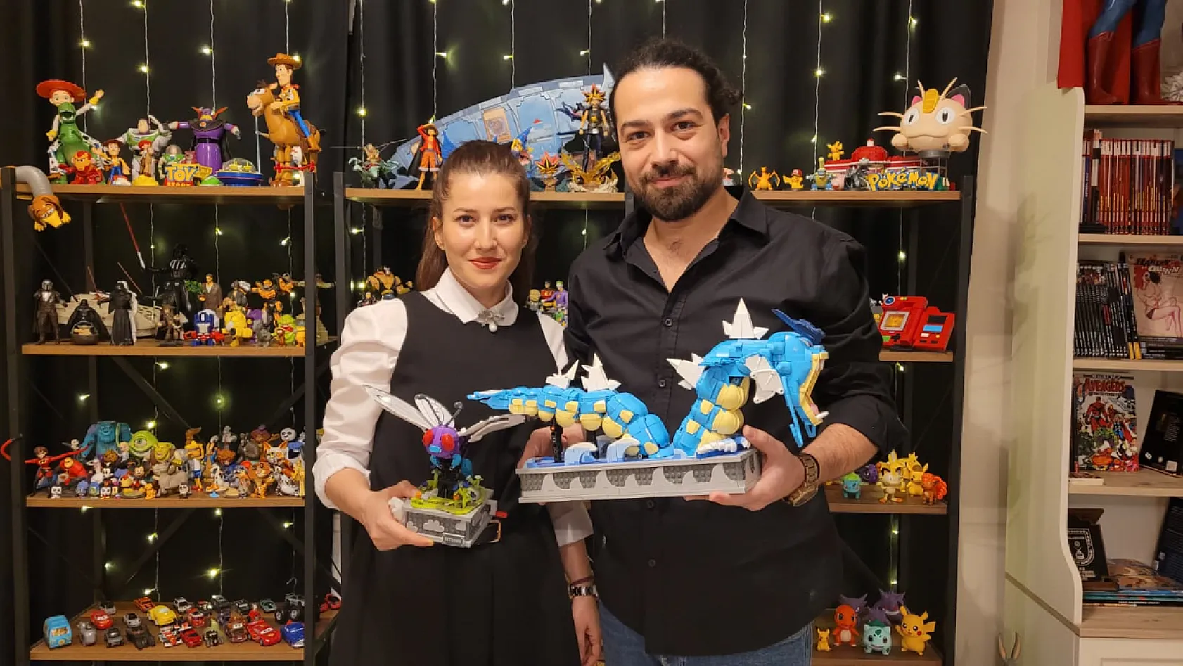 Evin her köşesi oyuncak: 2 bin figürlük koleksiyonlarını 3D yazıcıyla büyütüyorlar
