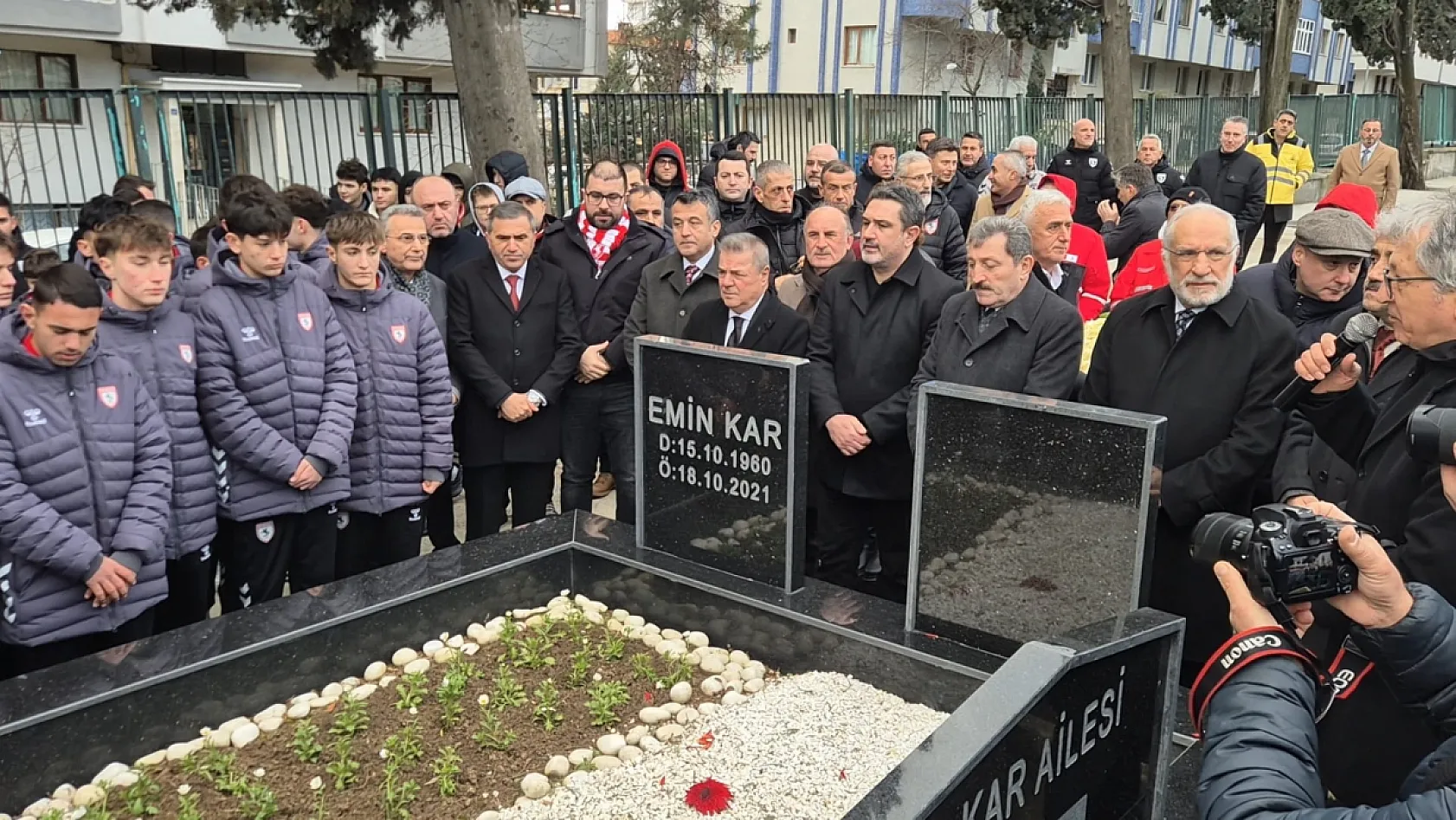 Samsunspor futbol şehitlerini dualarla andı
