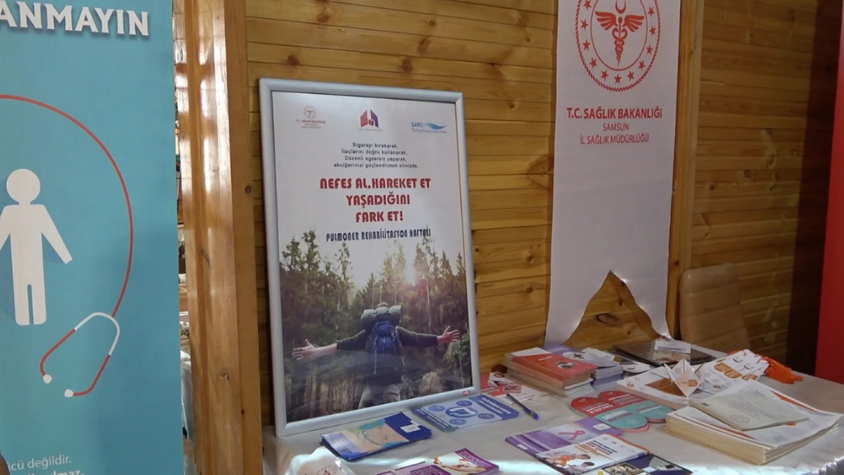 Samsun'da Pulmoner Rehabilitasyon Haftası'nda akciğer sağlığına dikkat çekildi