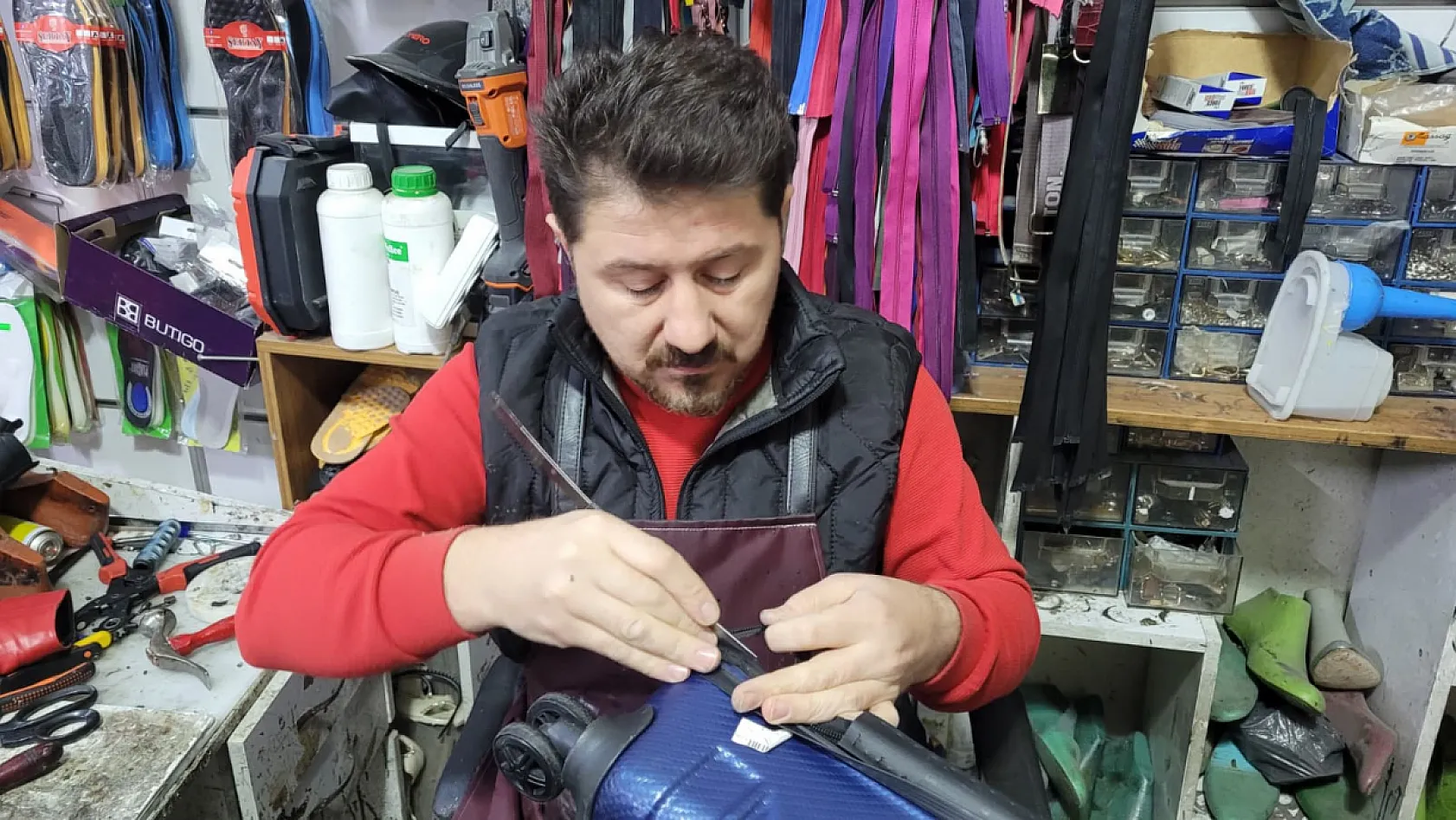 Bayram öncesi tamircilerde valiz mesaisi