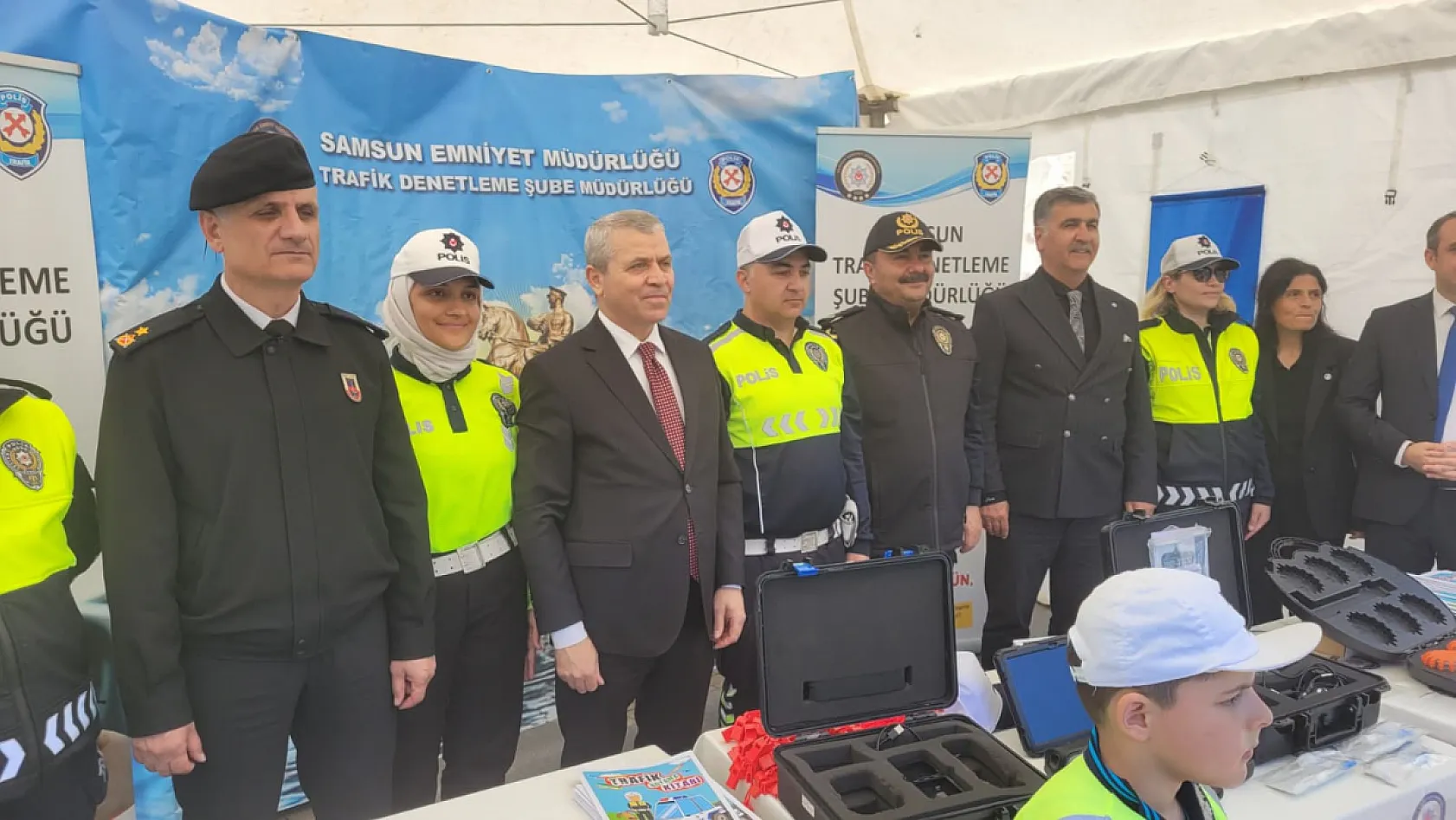 Samsun'da 'Trafik Haftası Etkinliği' yoğun ilgi