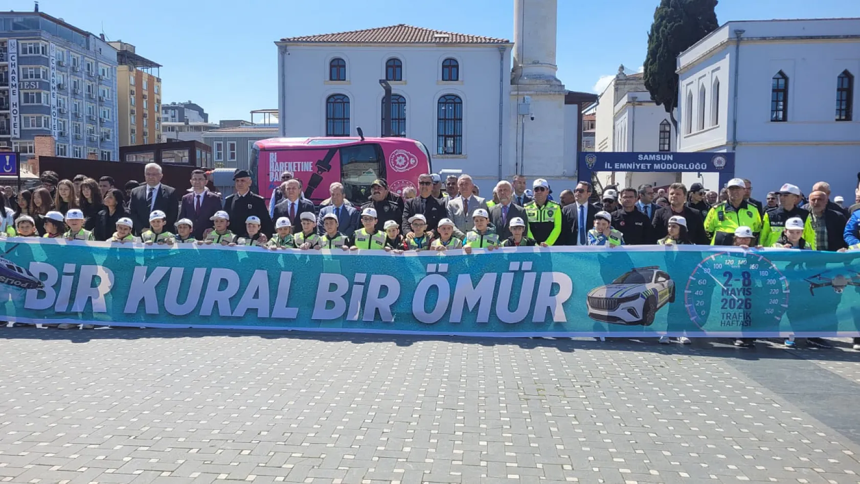 Samsun'da 'Trafik Haftası Etkinliği' yoğun ilgi